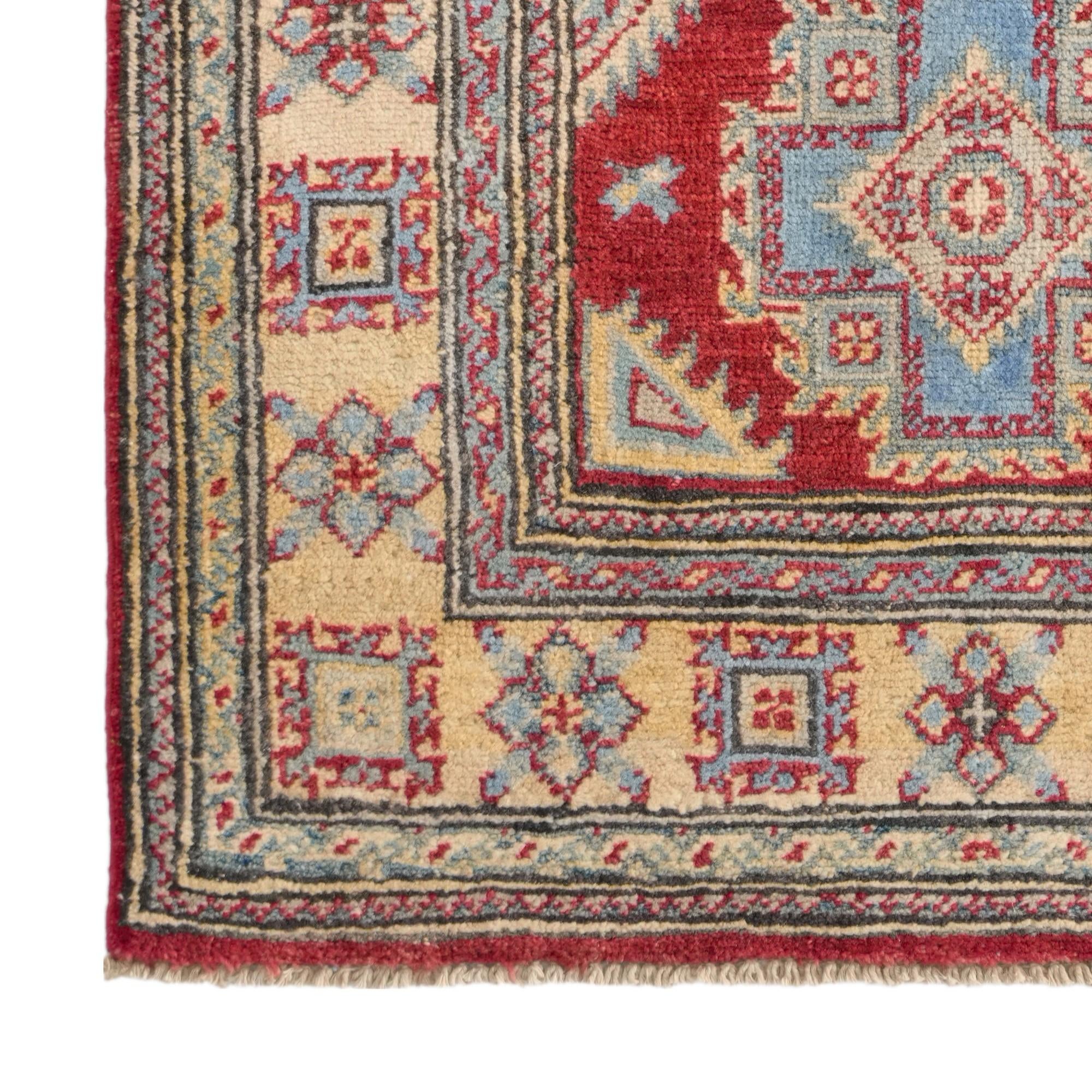 2' 8 x 4' 1 Hand Knotted Kazak Rug