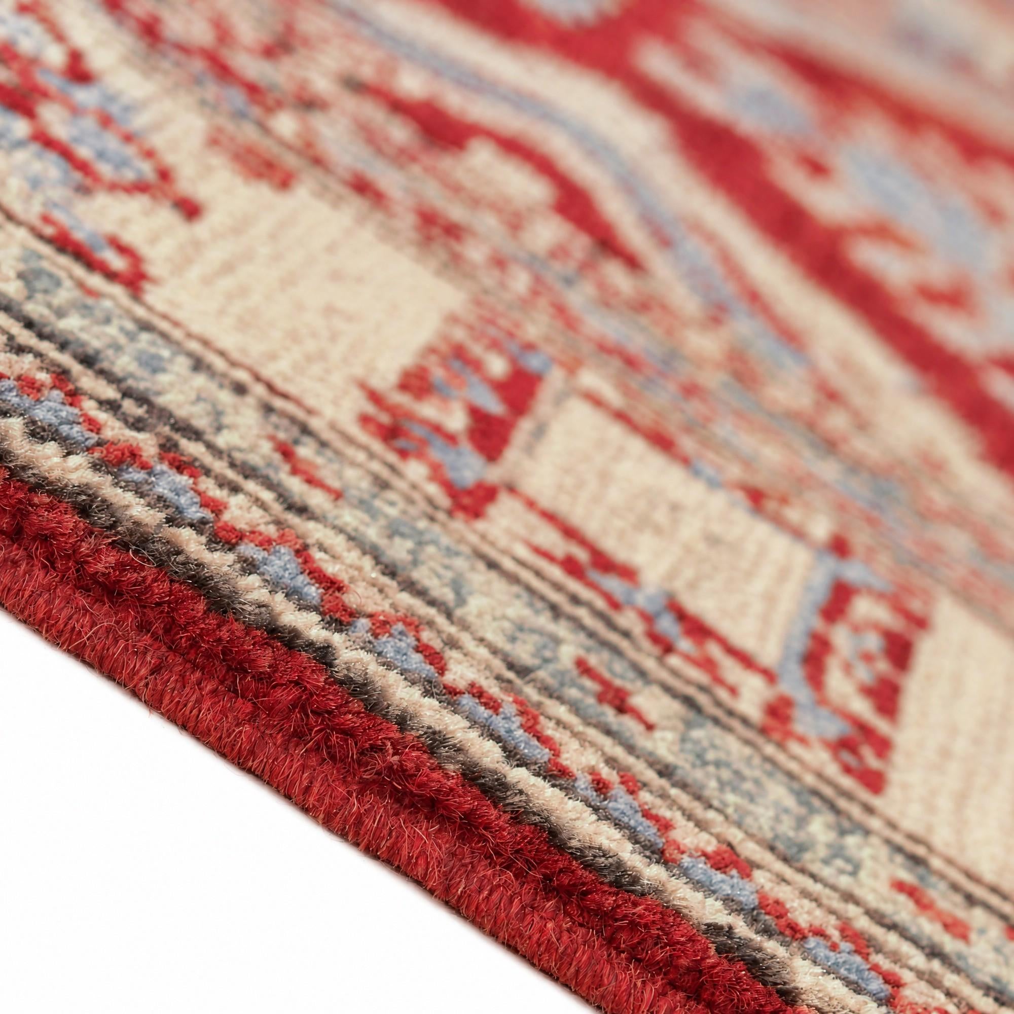 80cm x 125cm Hand Knotted Kazak Rug