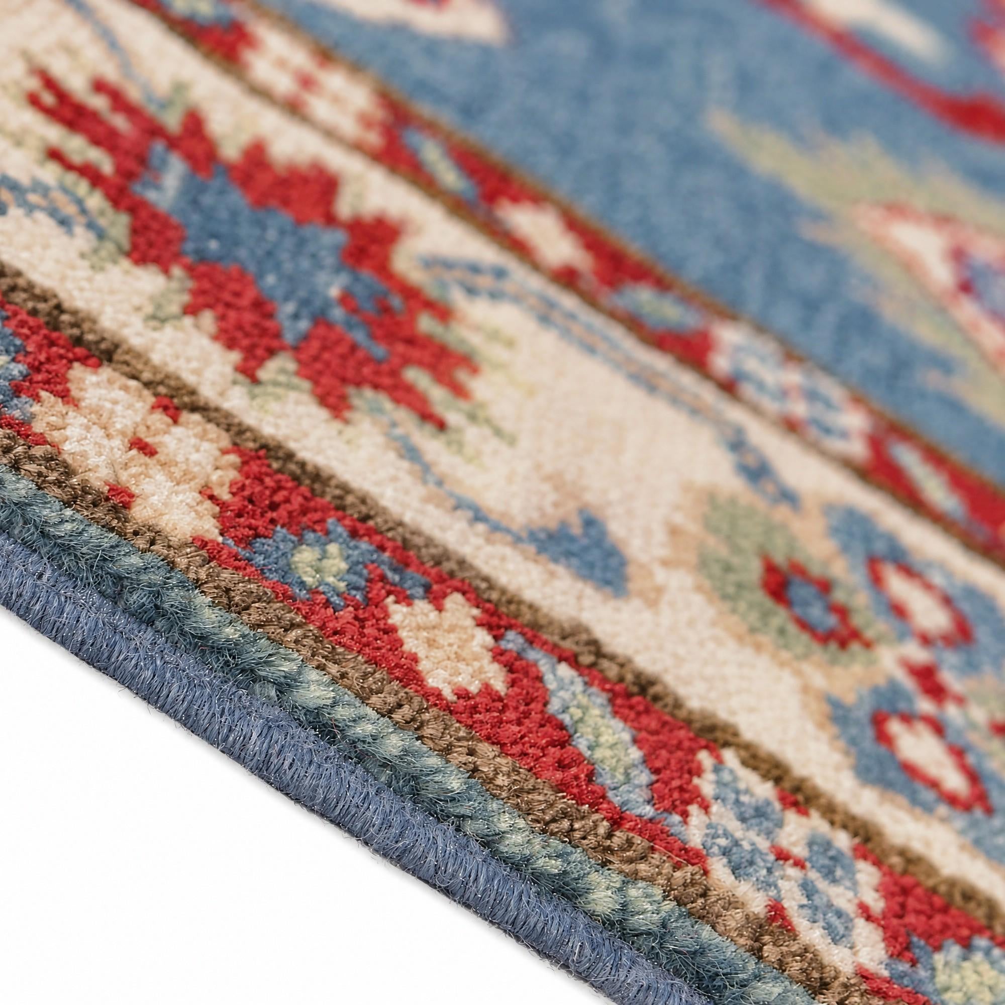 3' 8 x 5' Hand Knotted Kazak Rug
