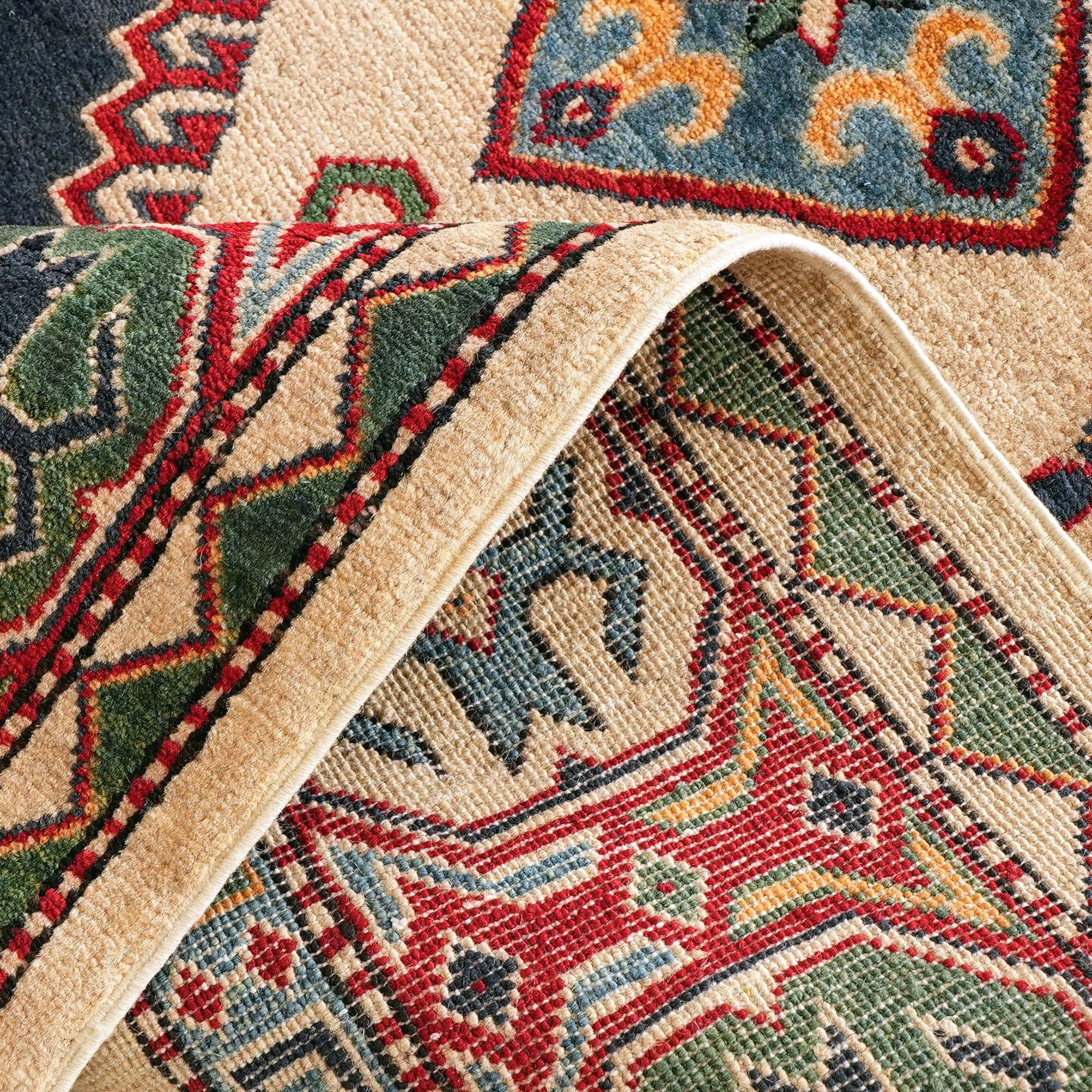 Detail image 8 of 10: 6' 7 x 9' 8 Hand Knotted Kazak Rug