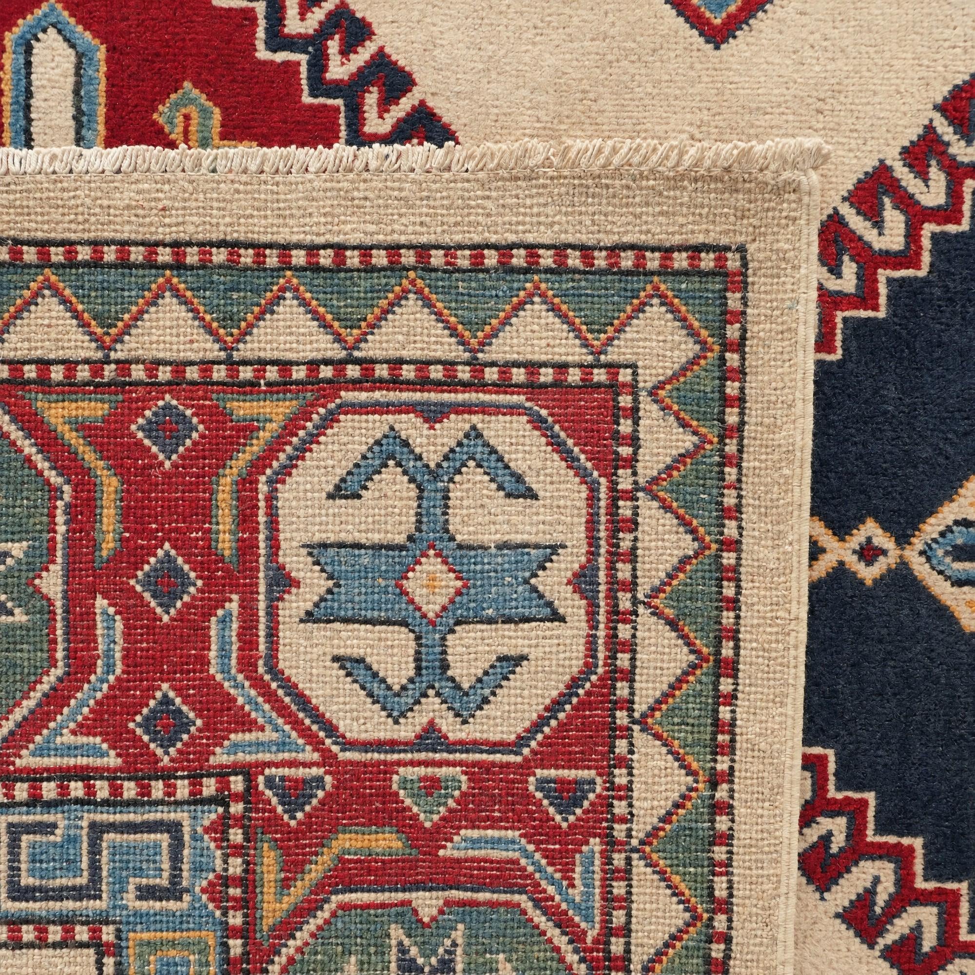 200cm x 295cm Hand Knotted Kazak Rug