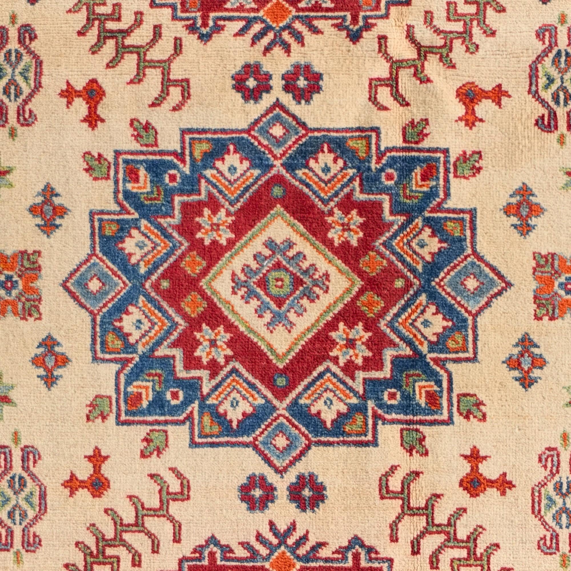 120cm x 185cm Hand Knotted Kazak Rug