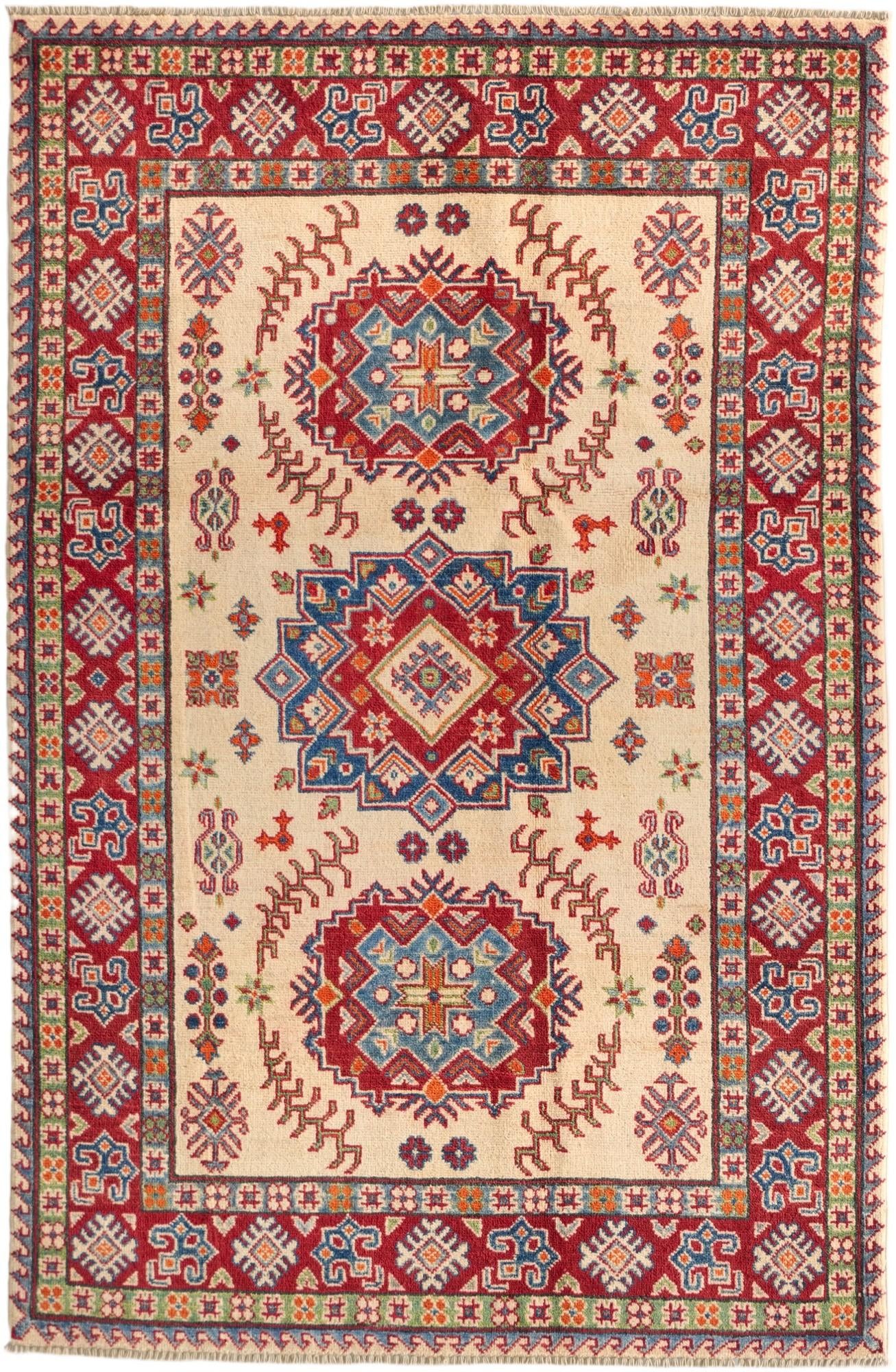 120cm x 185cm Hand Knotted Kazak Rug