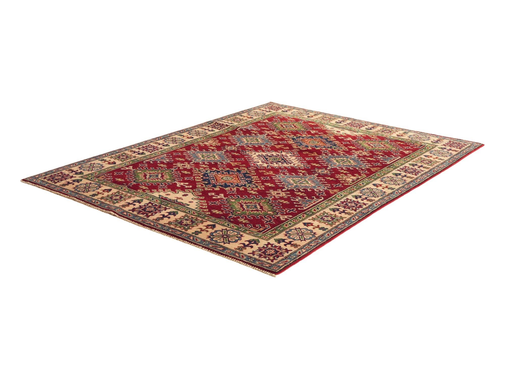 4' 10 x 6' 5 Hand Knotted Kazak Rug