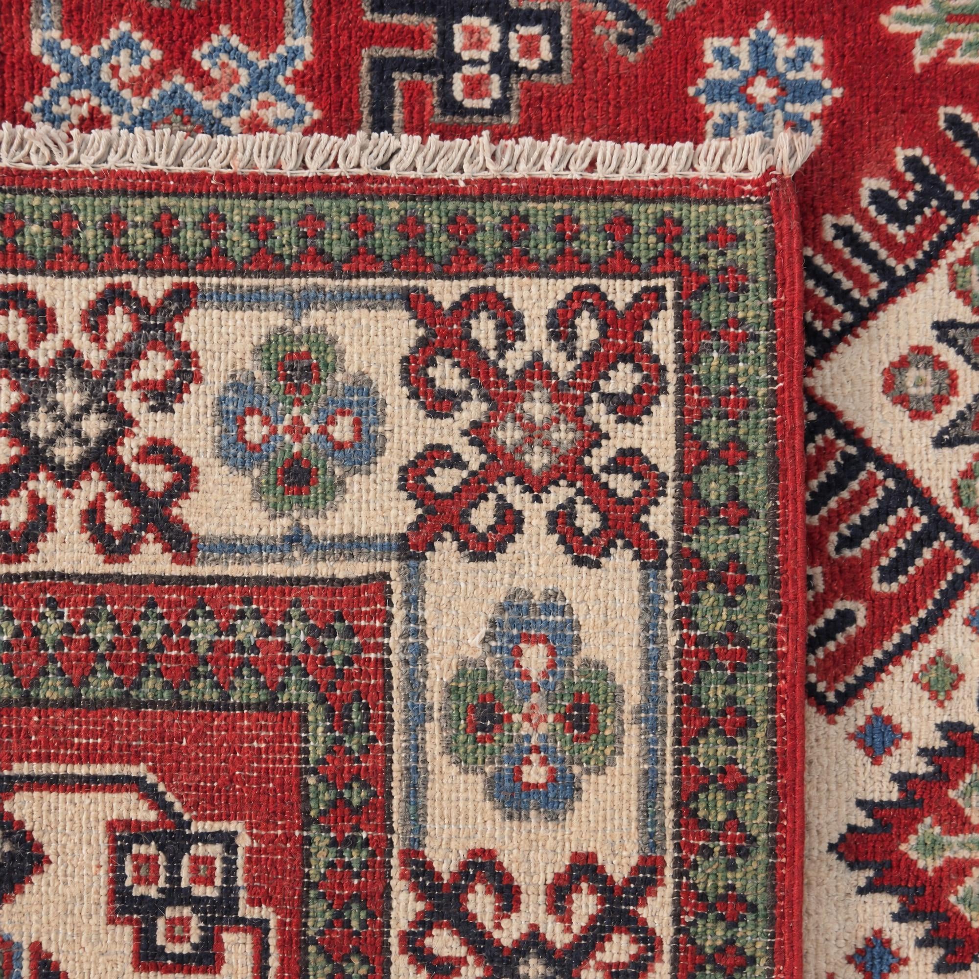 120cm x 195cm Hand Knotted Kazak Rug