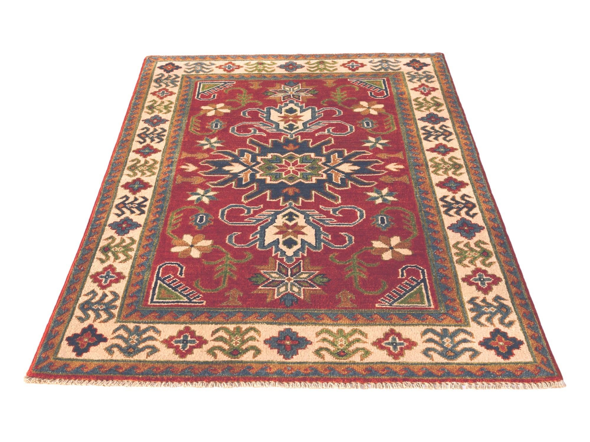 3' 1 x 5' 1 Hand Knotted Kazak Rug