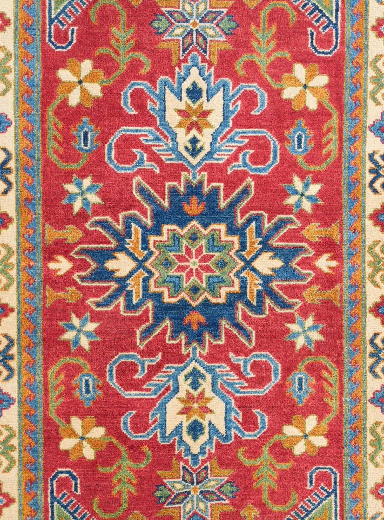 3' 1 x 5' 1 Hand Knotted Kazak Rug