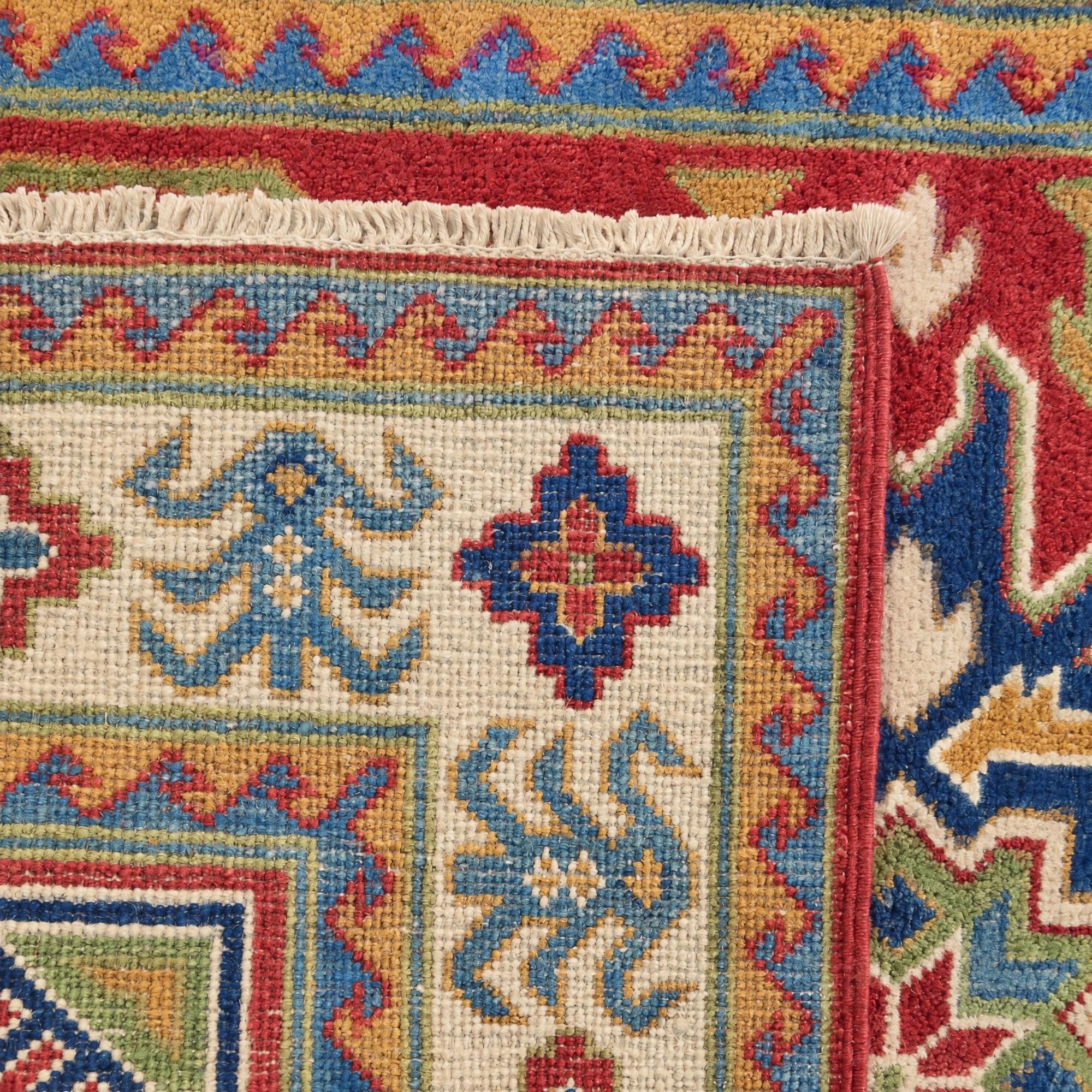 95cm x 155cm Hand Knotted Kazak Rug