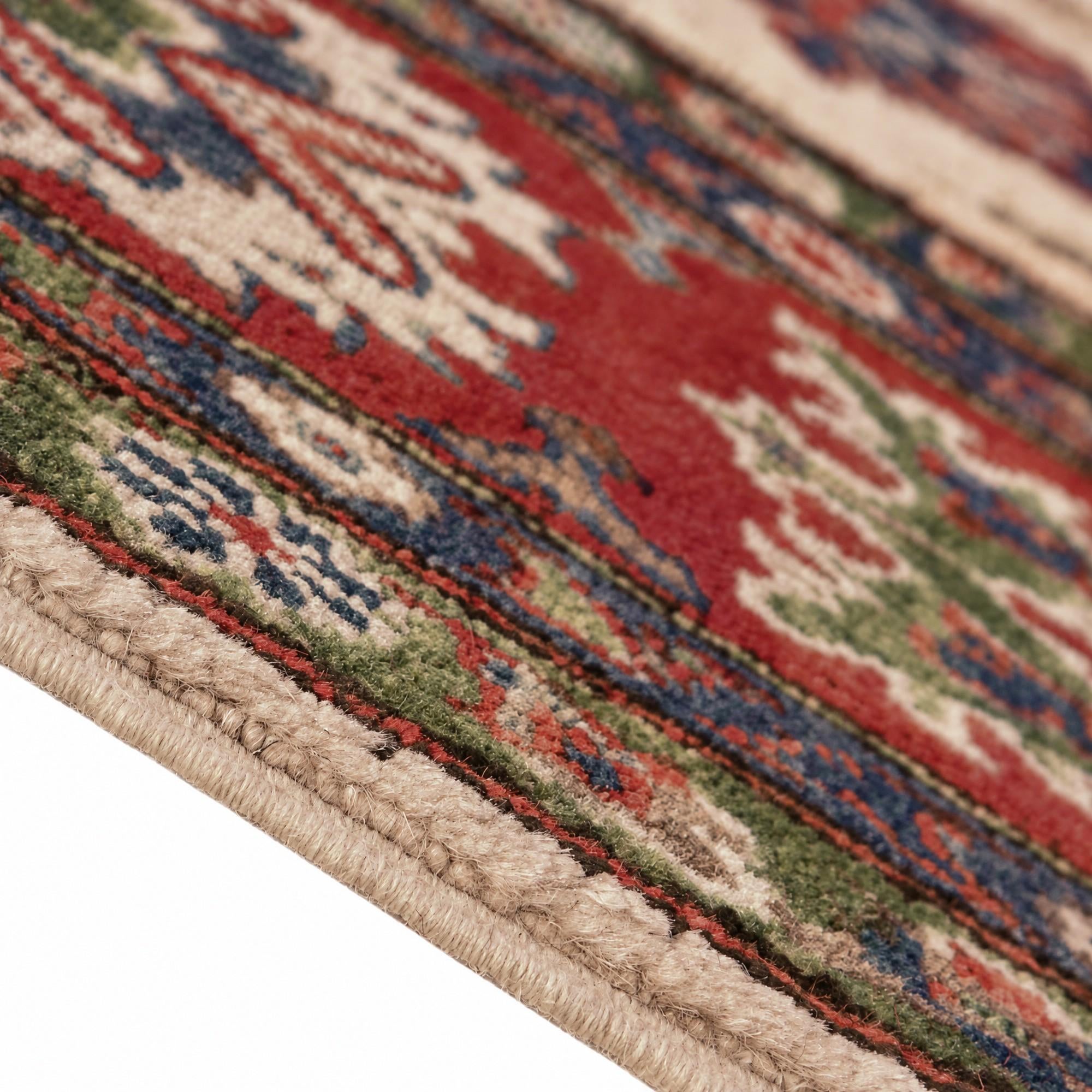 8' x 9' 9 Hand Knotted Kazak Rug