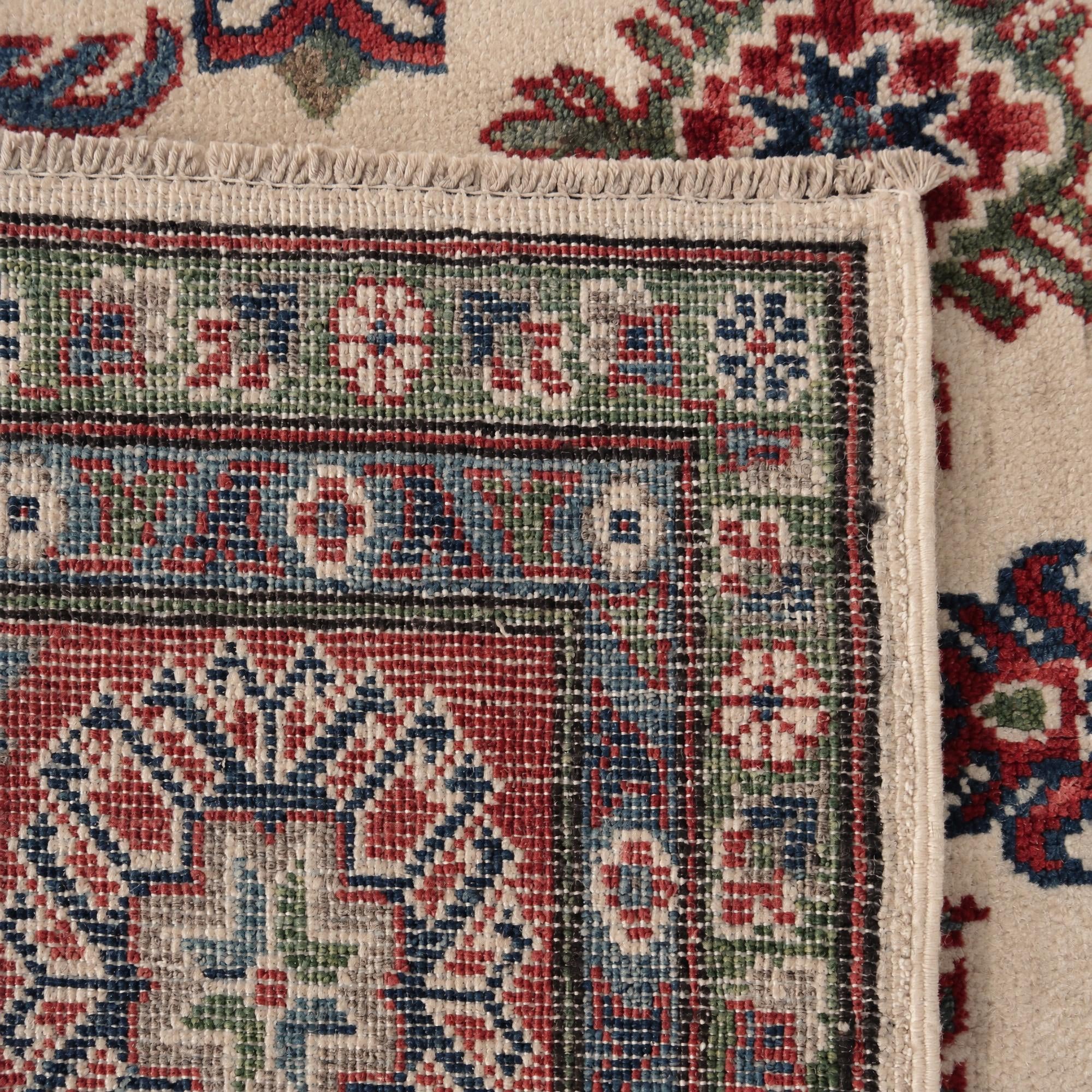 8' x 9' 9 Hand Knotted Kazak Rug