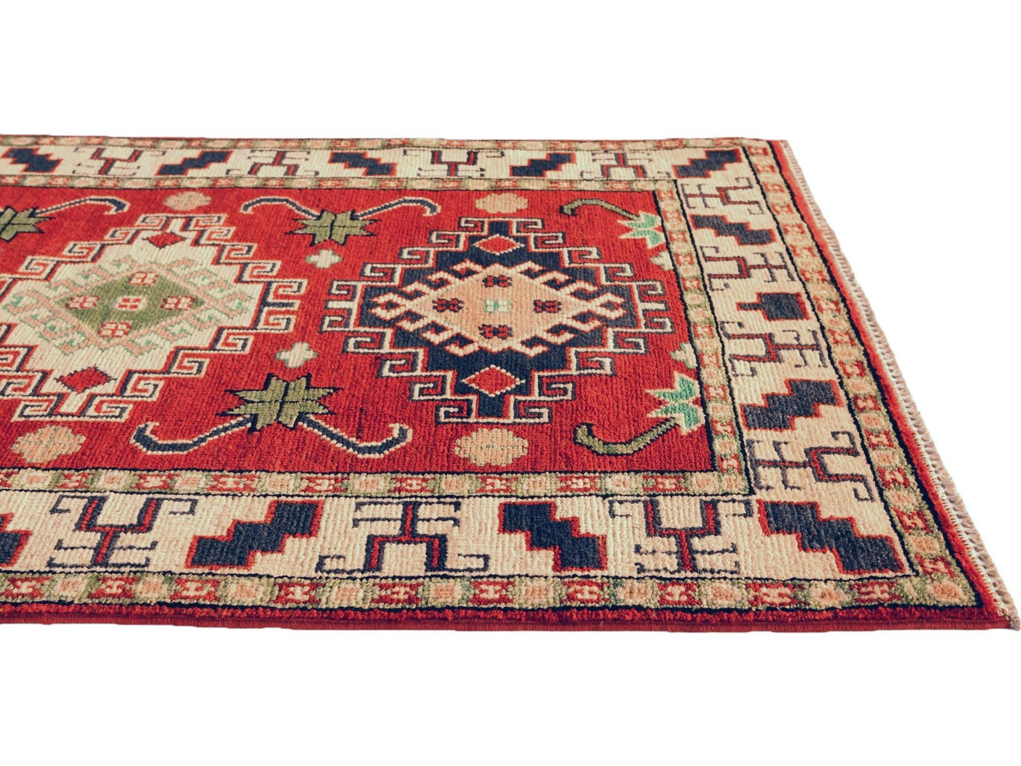 2' 8 x 4' 2 Hand Knotted Kazak Rug
