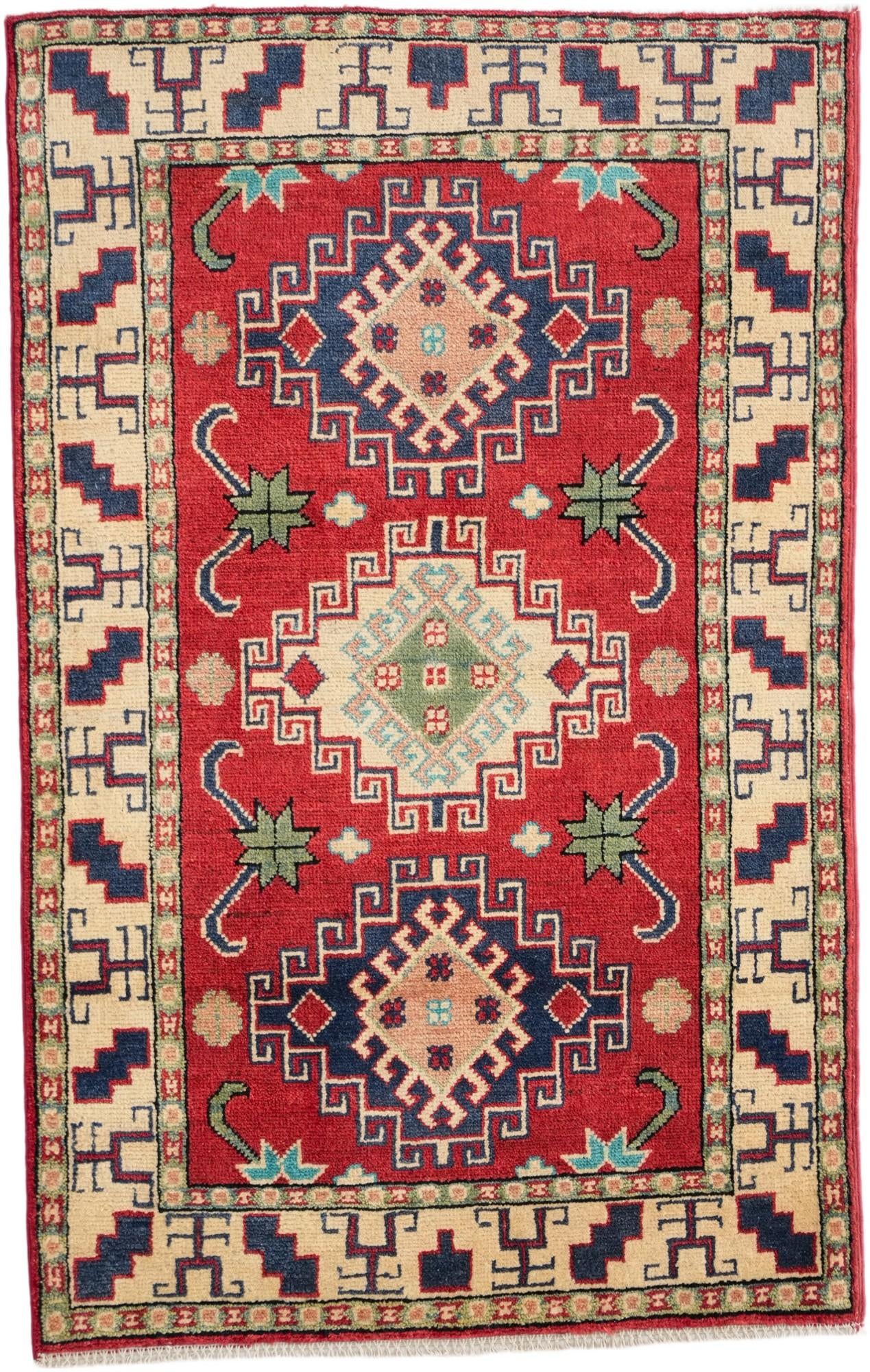 2' 8 x 4' 2 Hand Knotted Kazak Rug