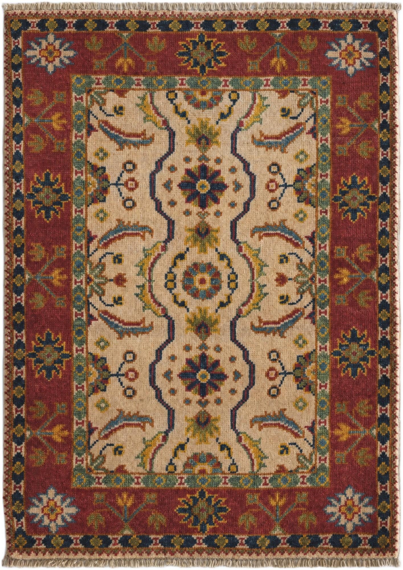 2' 2 x 3' Hand Knotted Kazak Rug