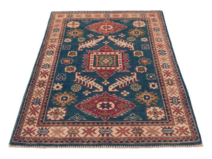 Detail image of 100cm x 155cm Hand Knotted Kazak Rug