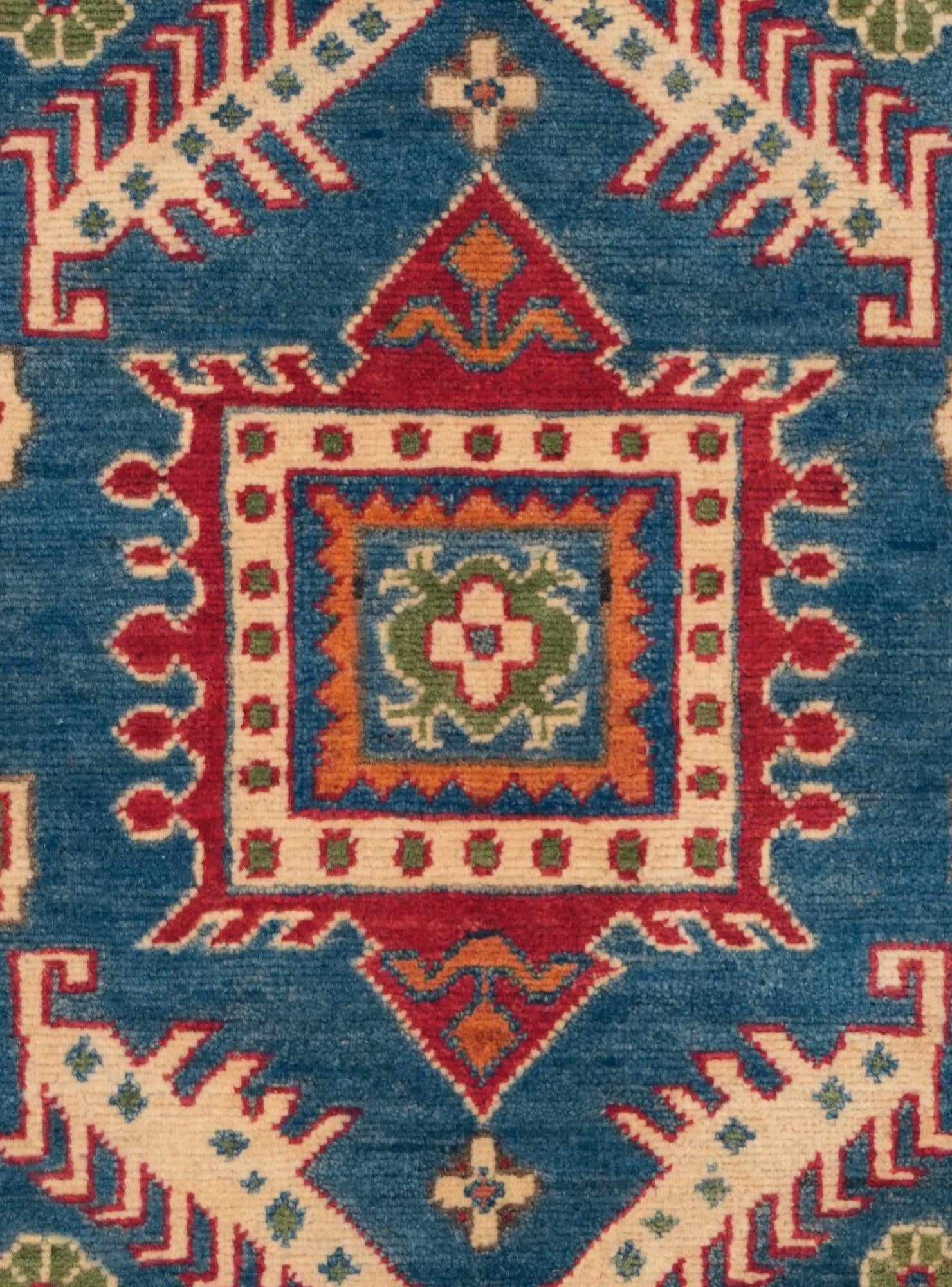 3' 4 x 5' 1 Hand Knotted Kazak Rug