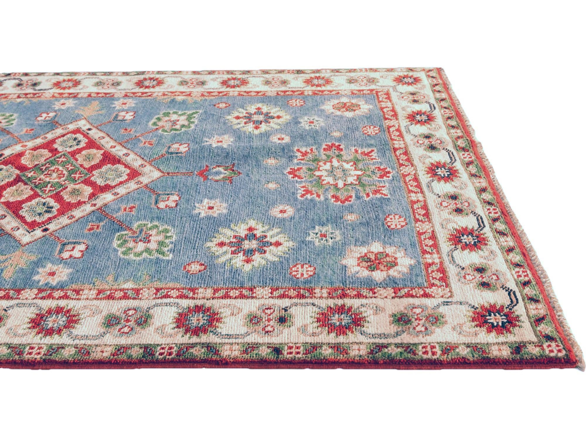 3' 1 x 4' 11 Hand Knotted Kazak Rug
