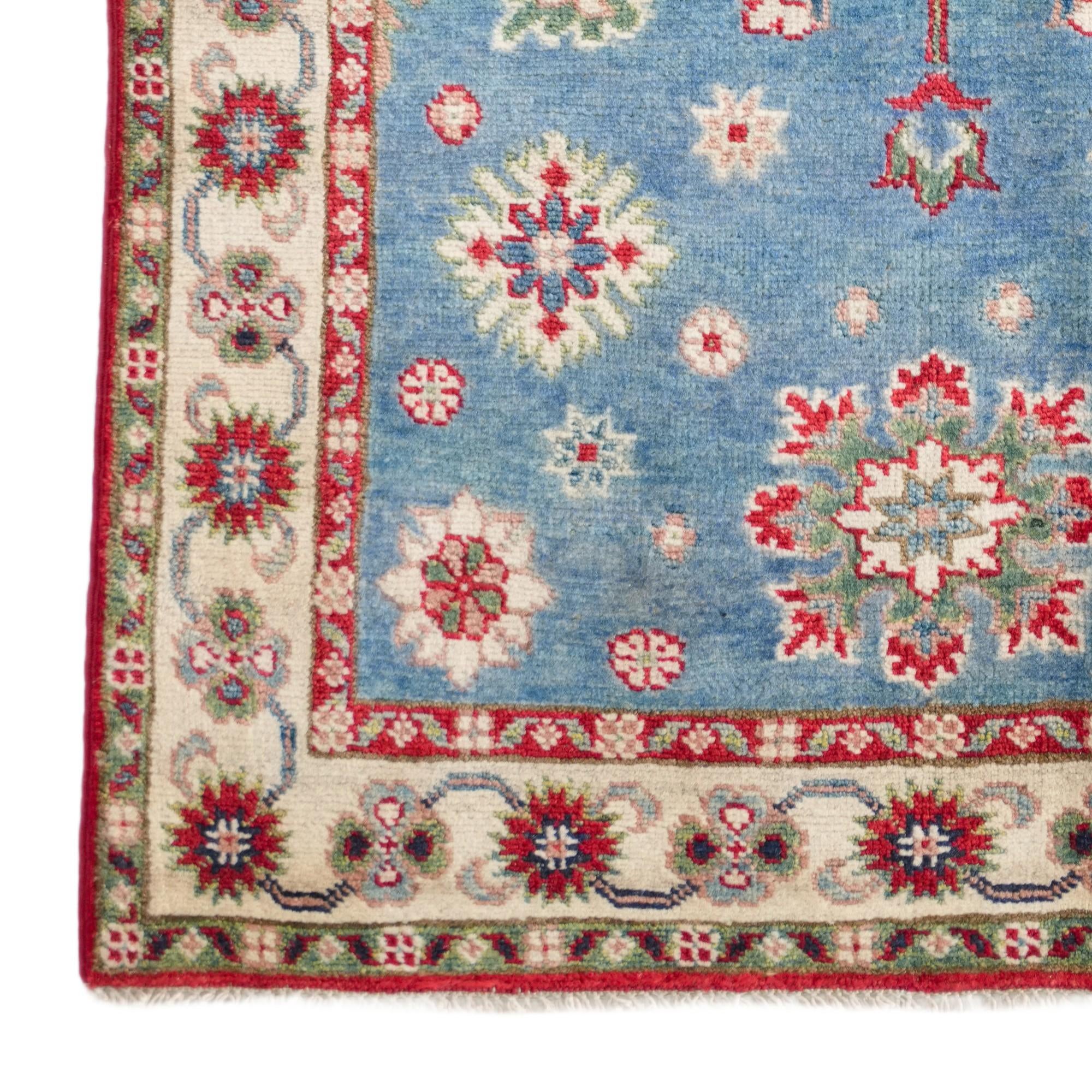 3' 1 x 4' 11 Hand Knotted Kazak Rug