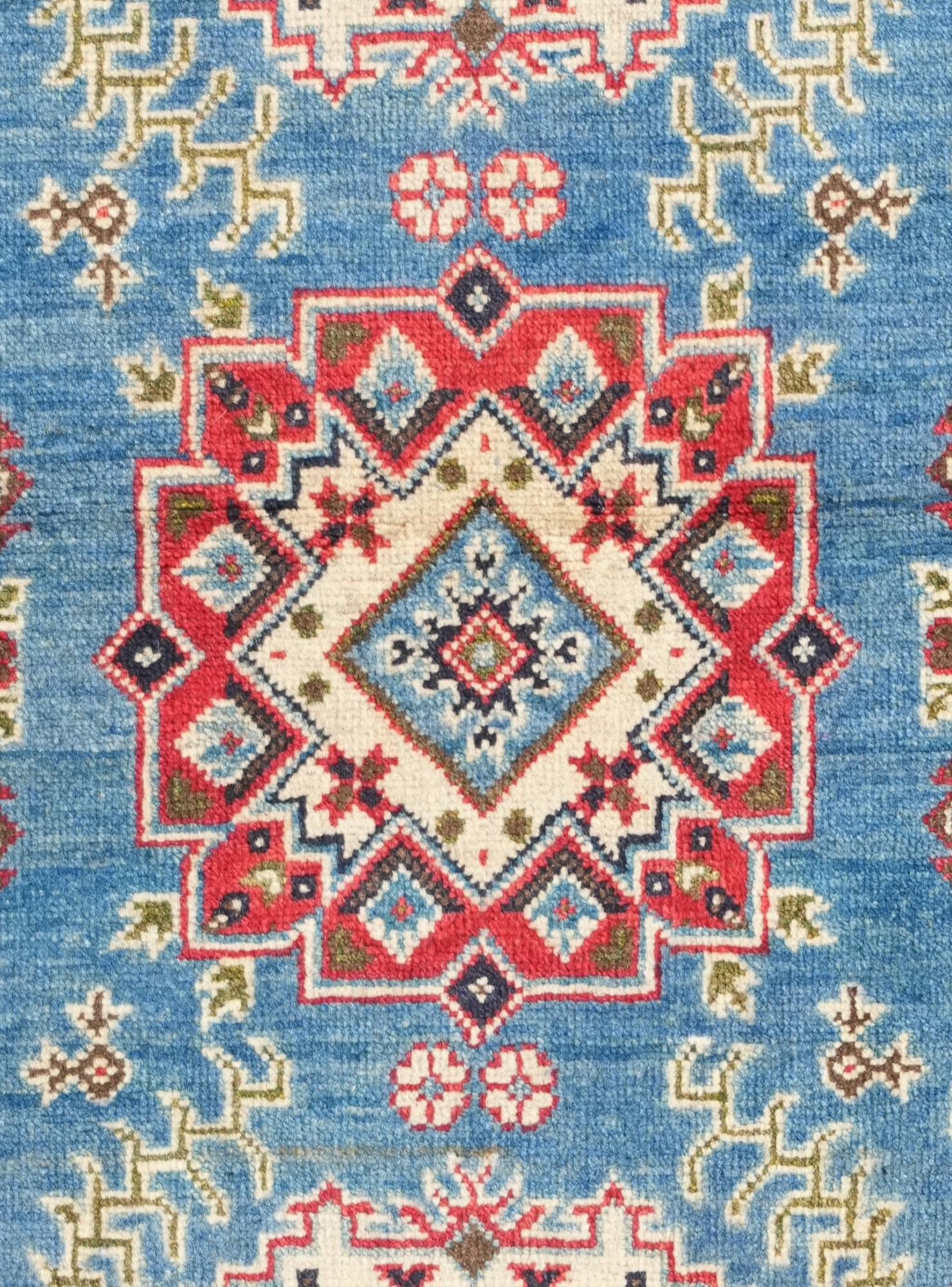 3' 3 x 5' Hand Knotted Kazak Rug