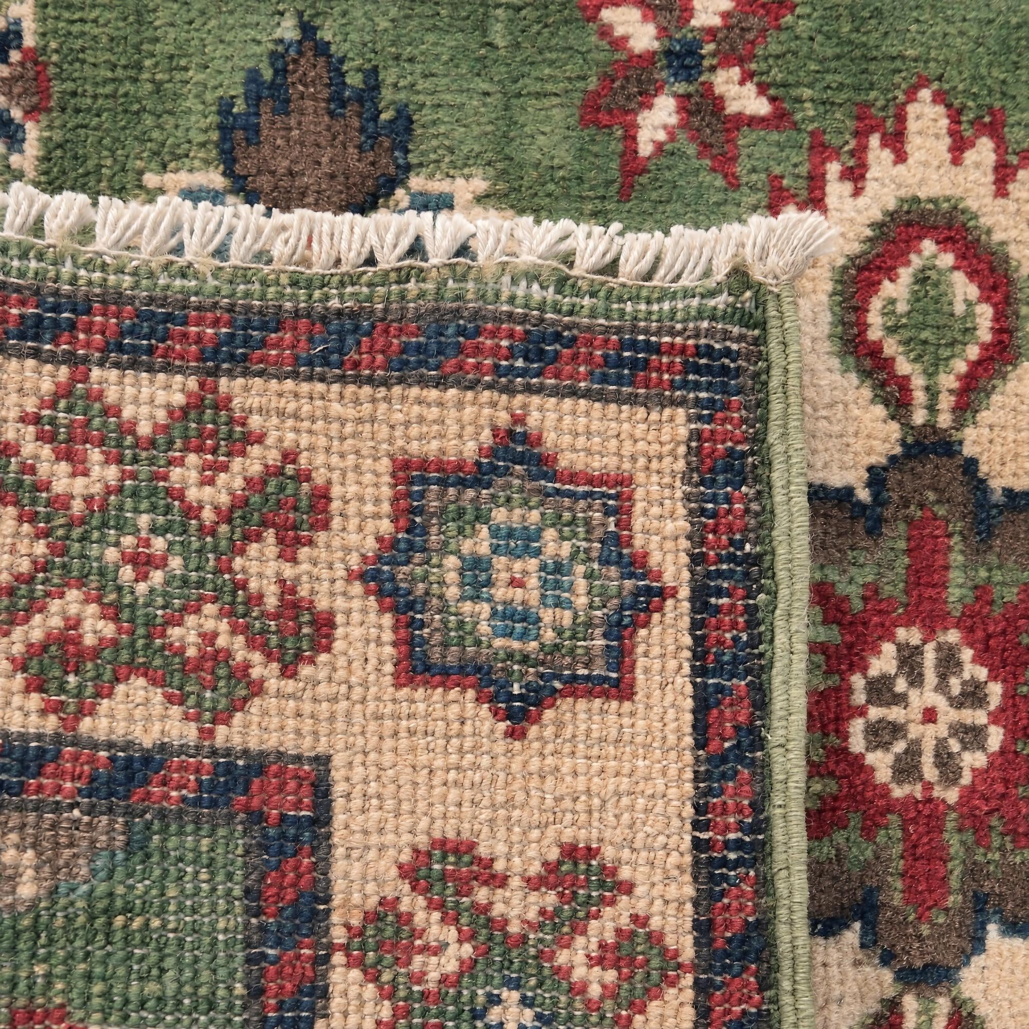60cm x 90cm Hand Knotted Kazak Rug