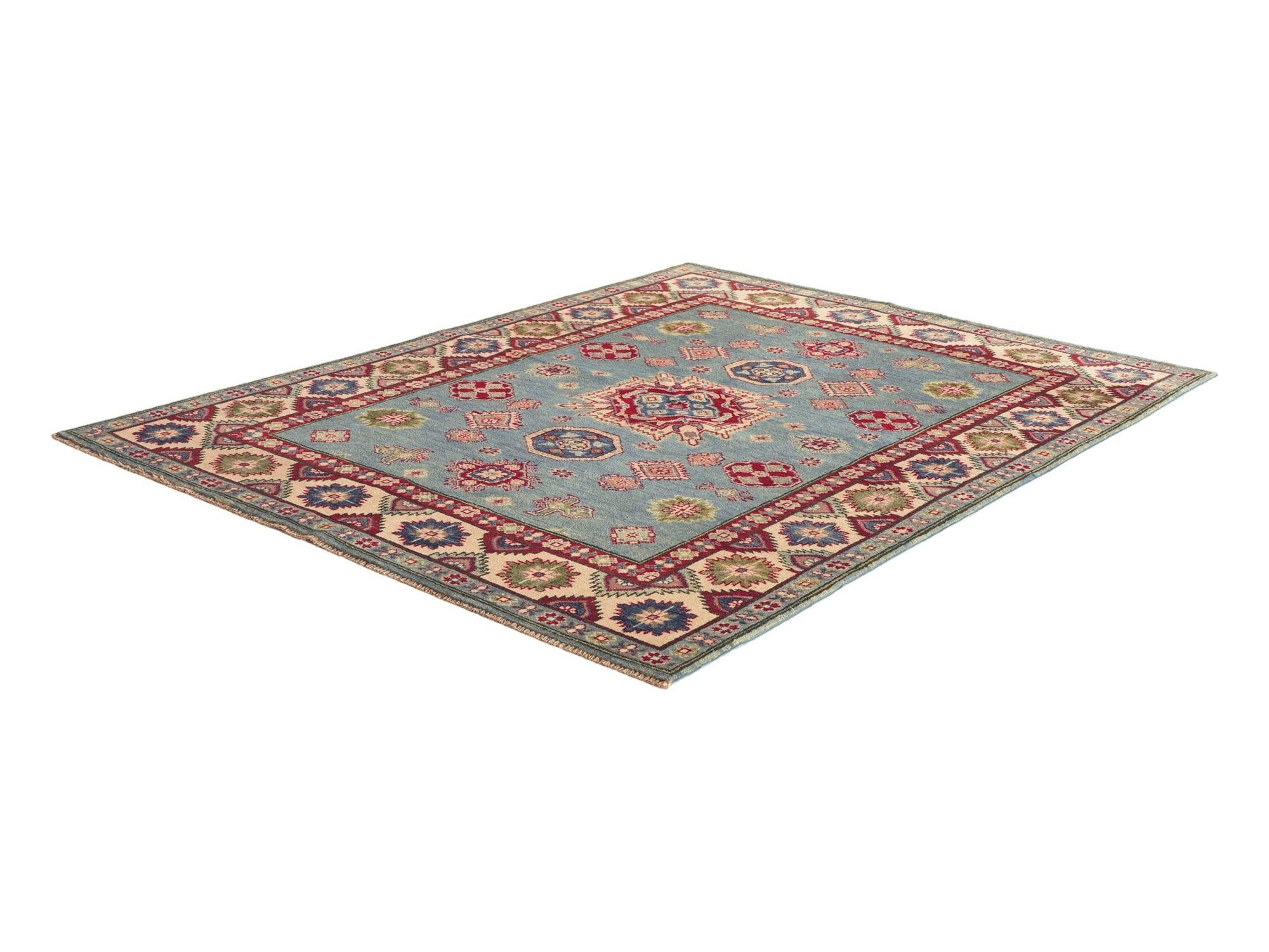 4' 11 x 6' 7 Hand Knotted Kazak Rug