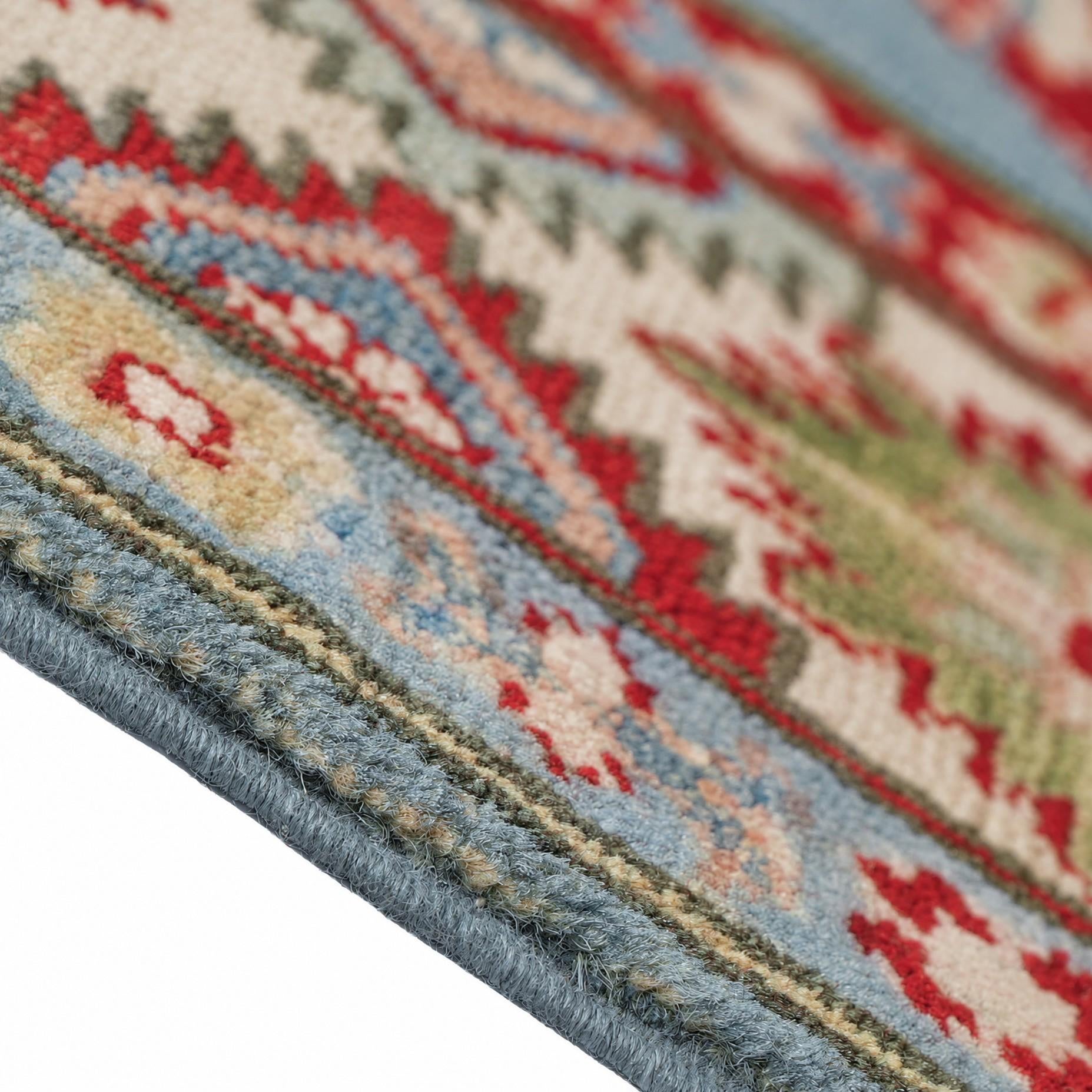 4' 11 x 6' 7 Hand Knotted Kazak Rug