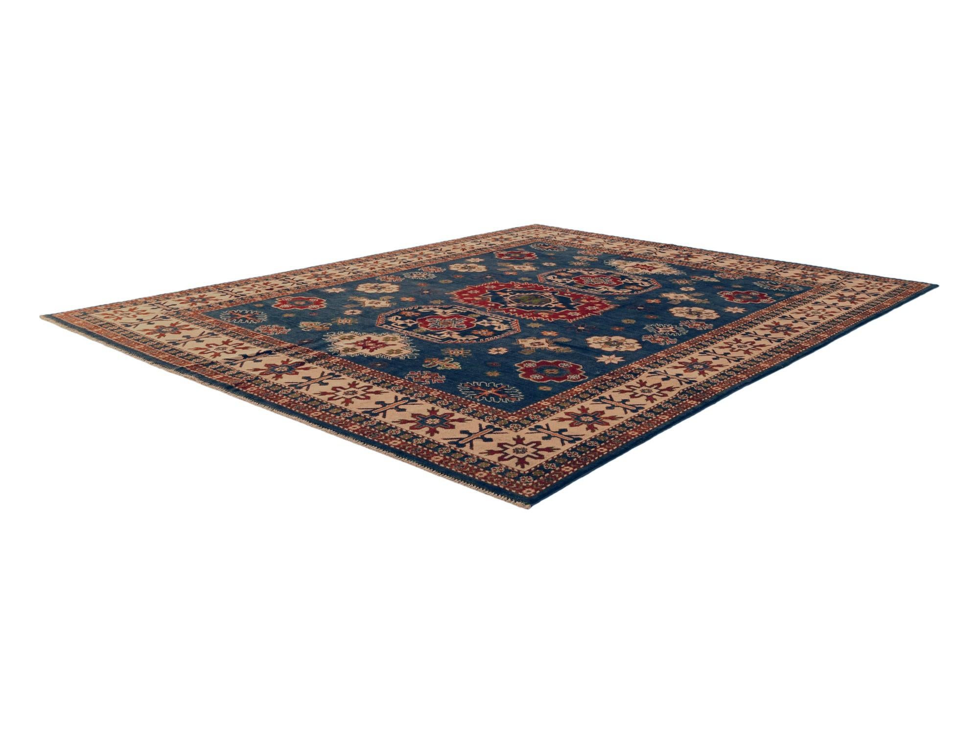 8' 1 x 10' 2 Hand Knotted Kazak Rug