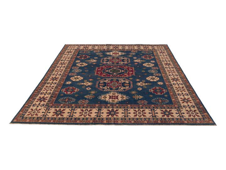 8' 1 x 10' 2 Hand Knotted Kazak Rug