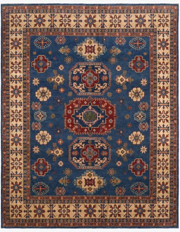 8' 1 x 10' 2 Hand Knotted Kazak Rug