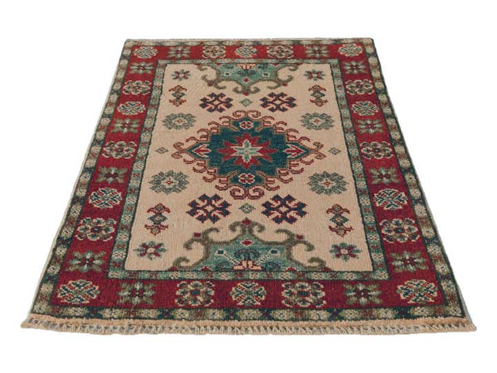 2' x 3' 1 Hand Knotted Kazak Rug