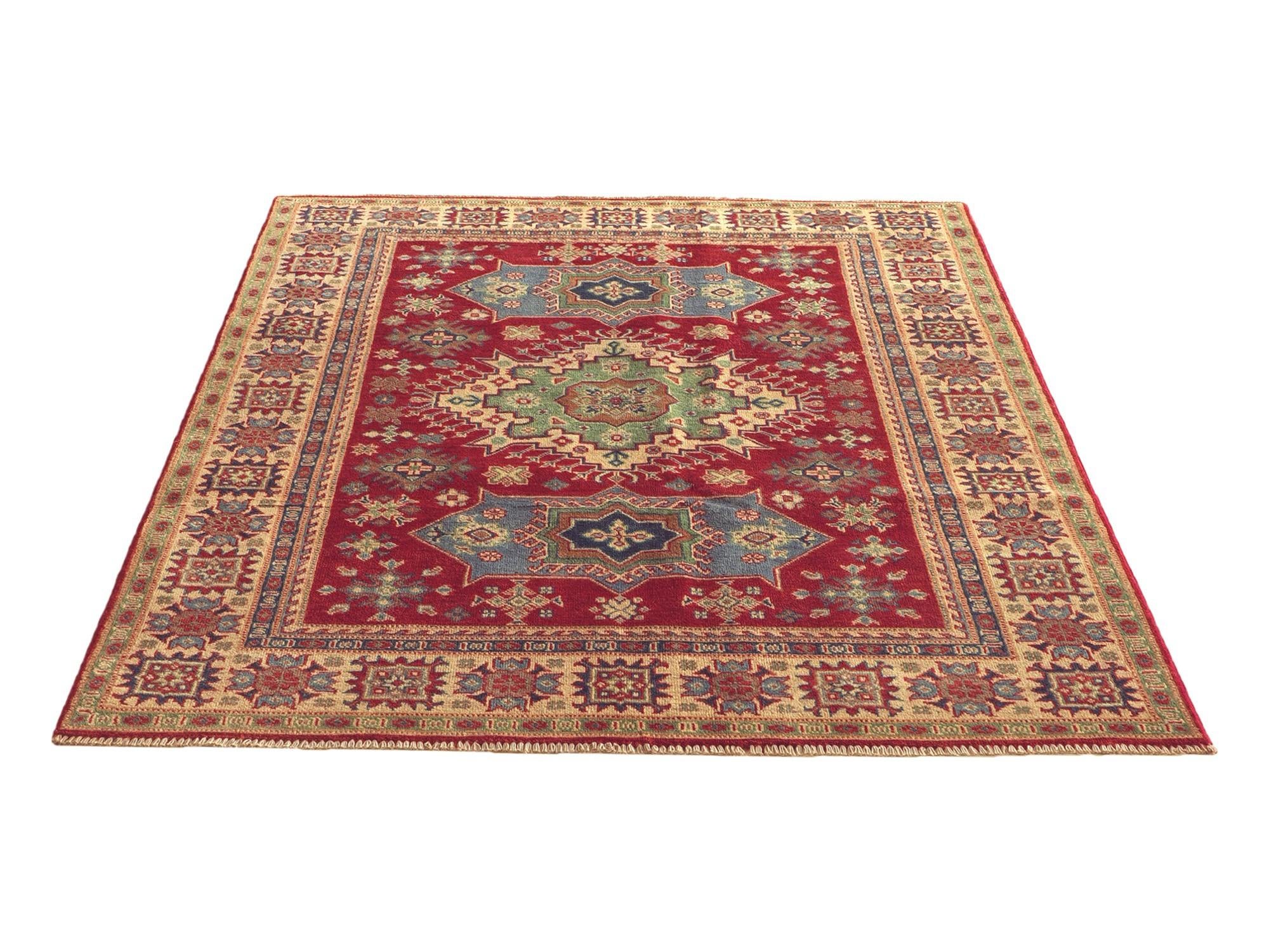5' x 6' 5 Hand Knotted Kazak Rug