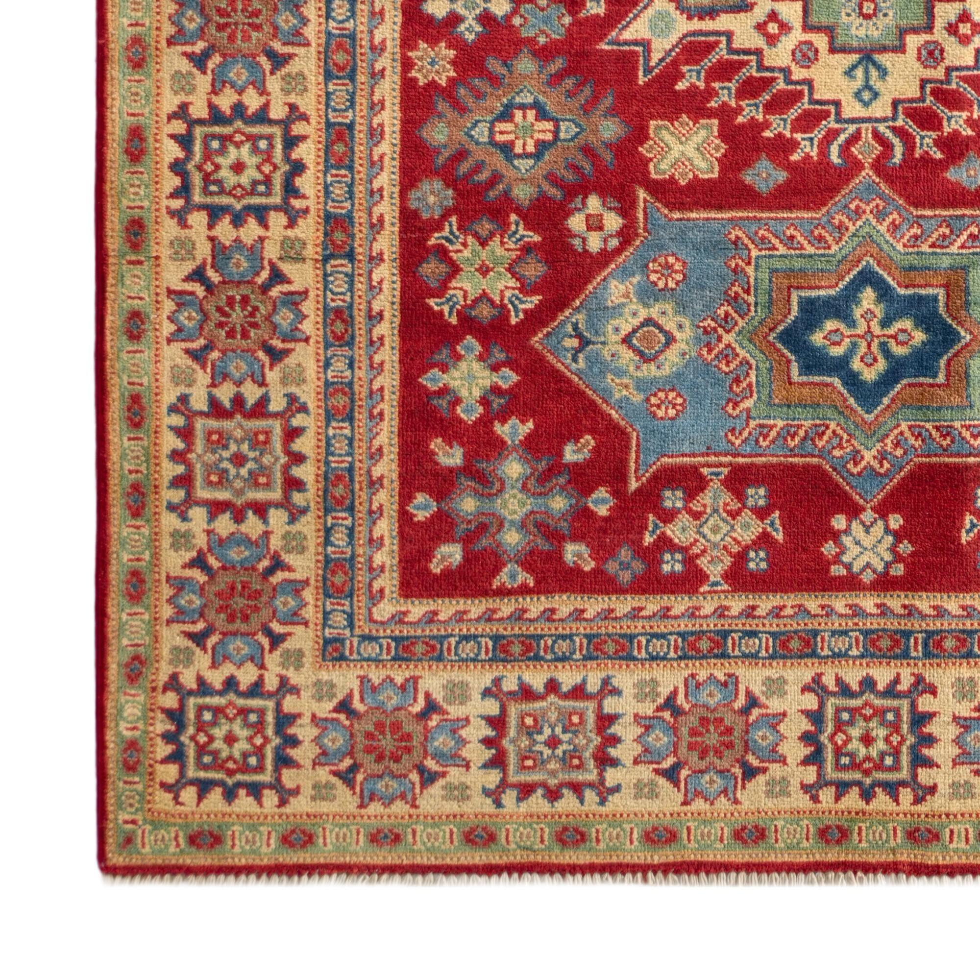 5' x 6' 5 Hand Knotted Kazak Rug