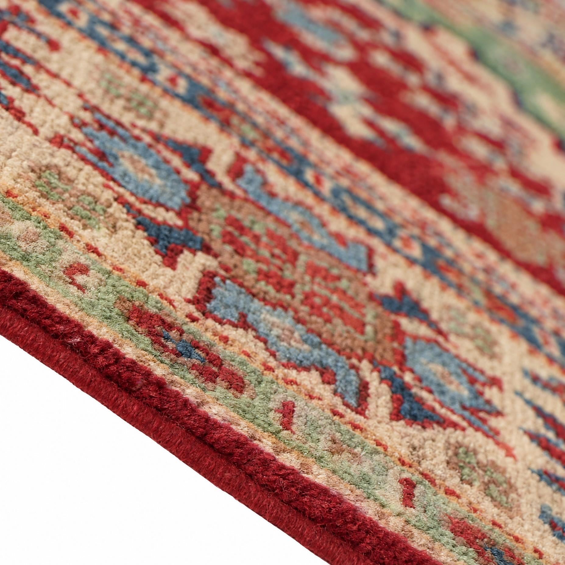 5' x 6' 5 Hand Knotted Kazak Rug