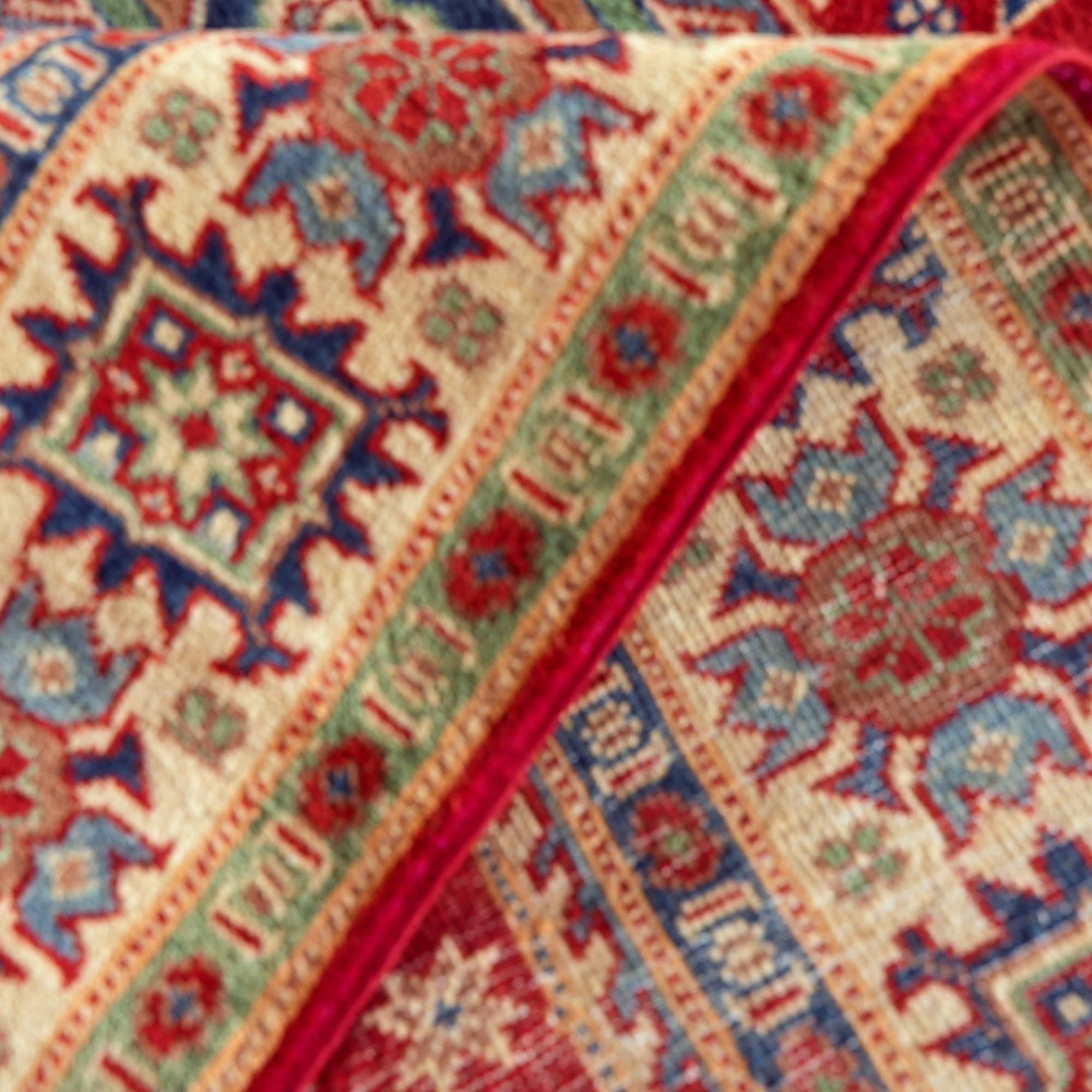 5' x 6' 5 Hand Knotted Kazak Rug