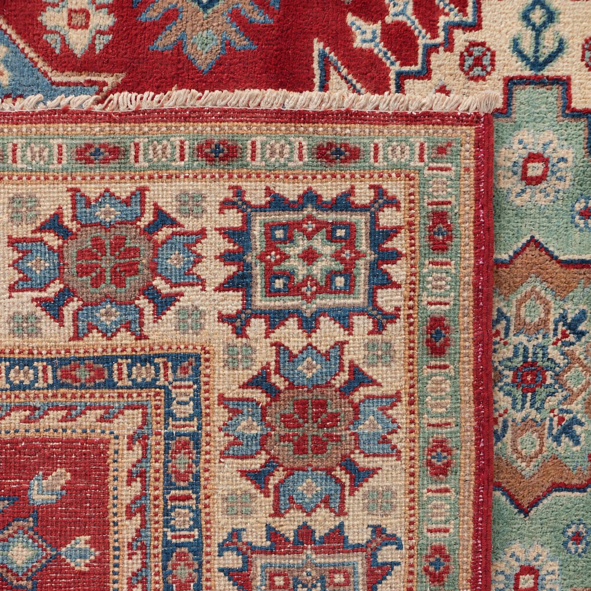 5' x 6' 5 Hand Knotted Kazak Rug