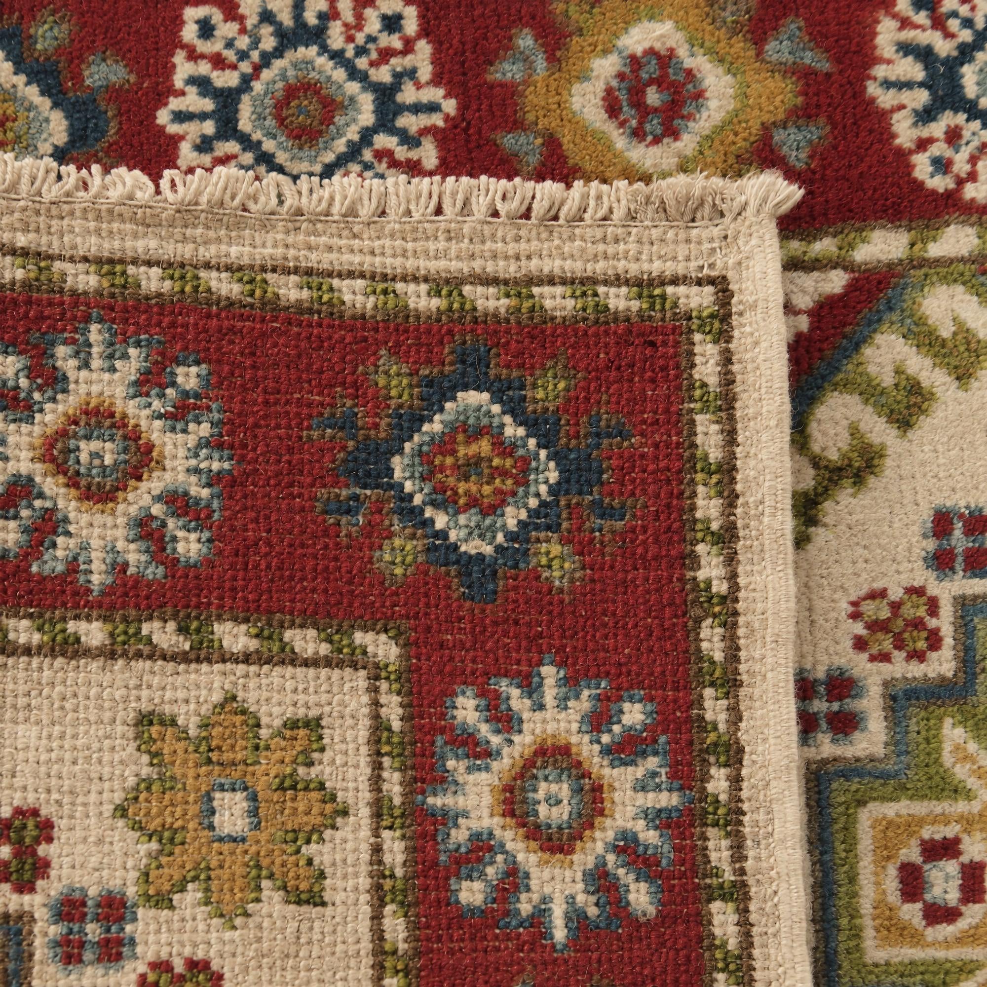 60cm x 90cm Hand Knotted Kazak Rug
