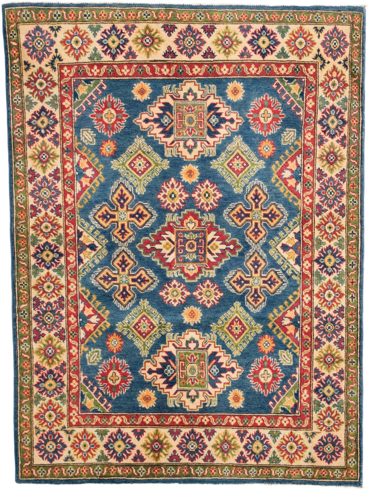 5' x 6' 8 Hand Knotted Kazak Rug