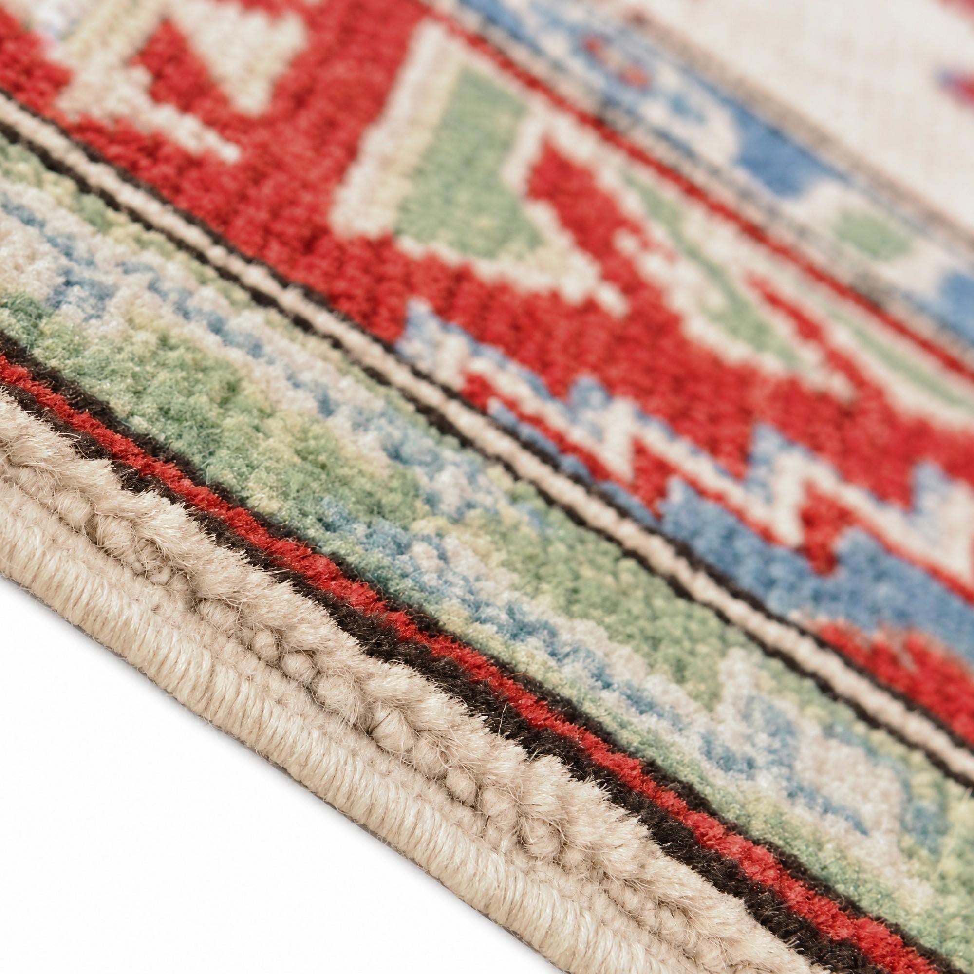 80cm x 125cm Hand Knotted Kazak Rug