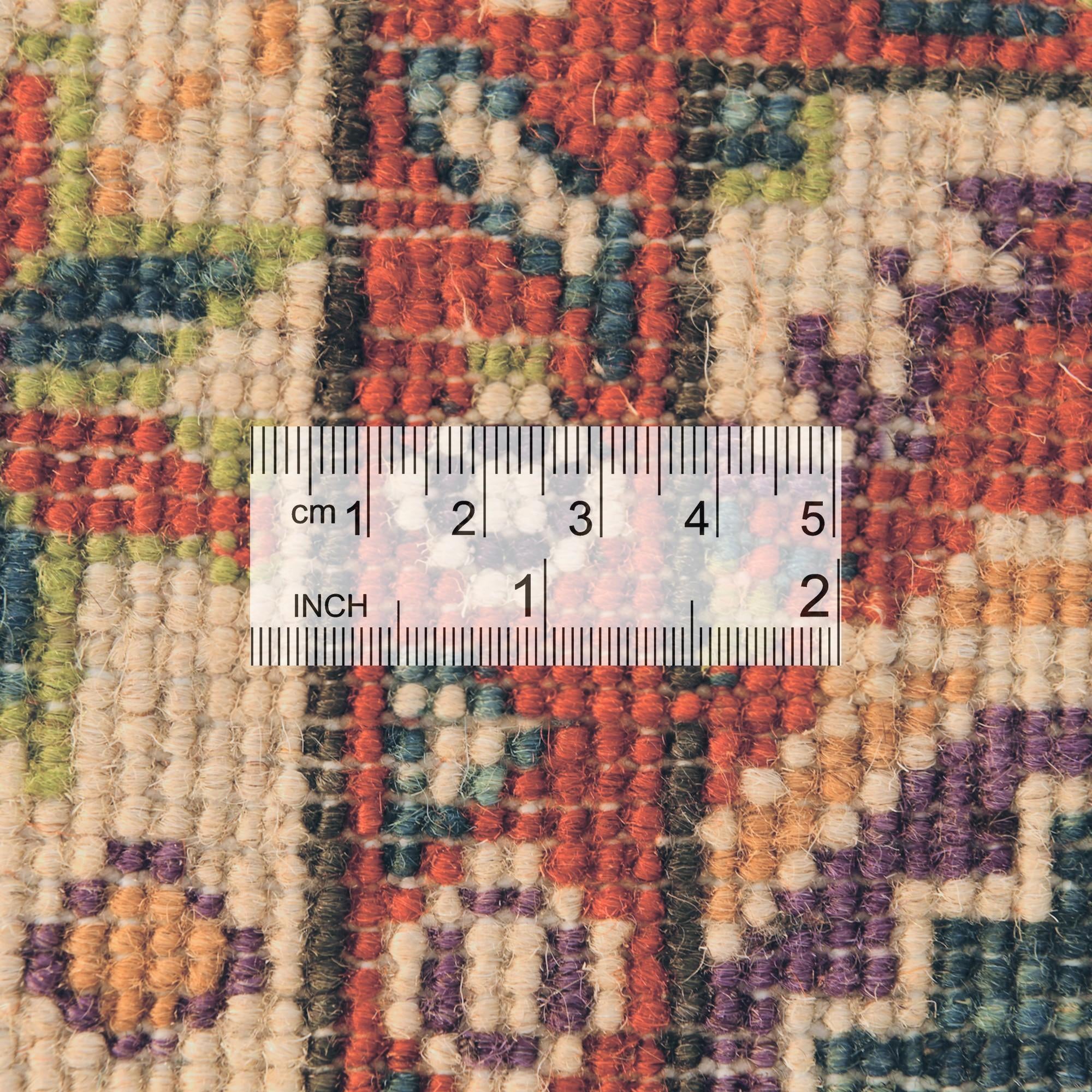 Detail image 9 of 10: 3' 2 x 4' 11 Hand Knotted Kazak Rug