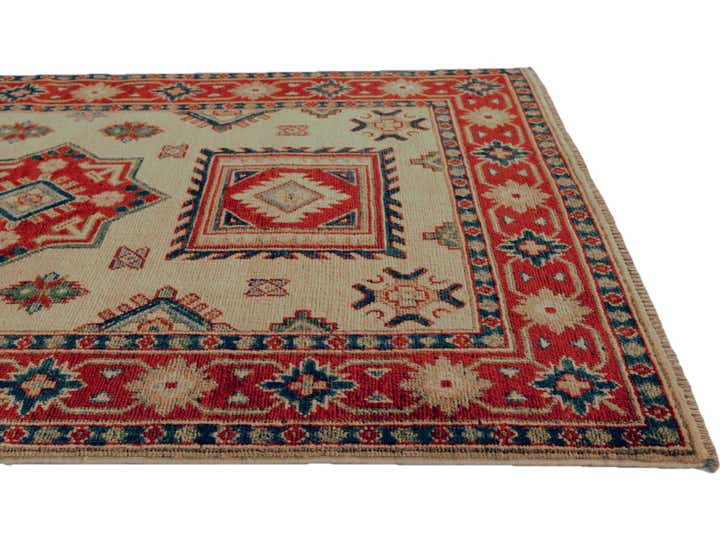 3' 3 x 4' 10 Hand Knotted Kazak Rug