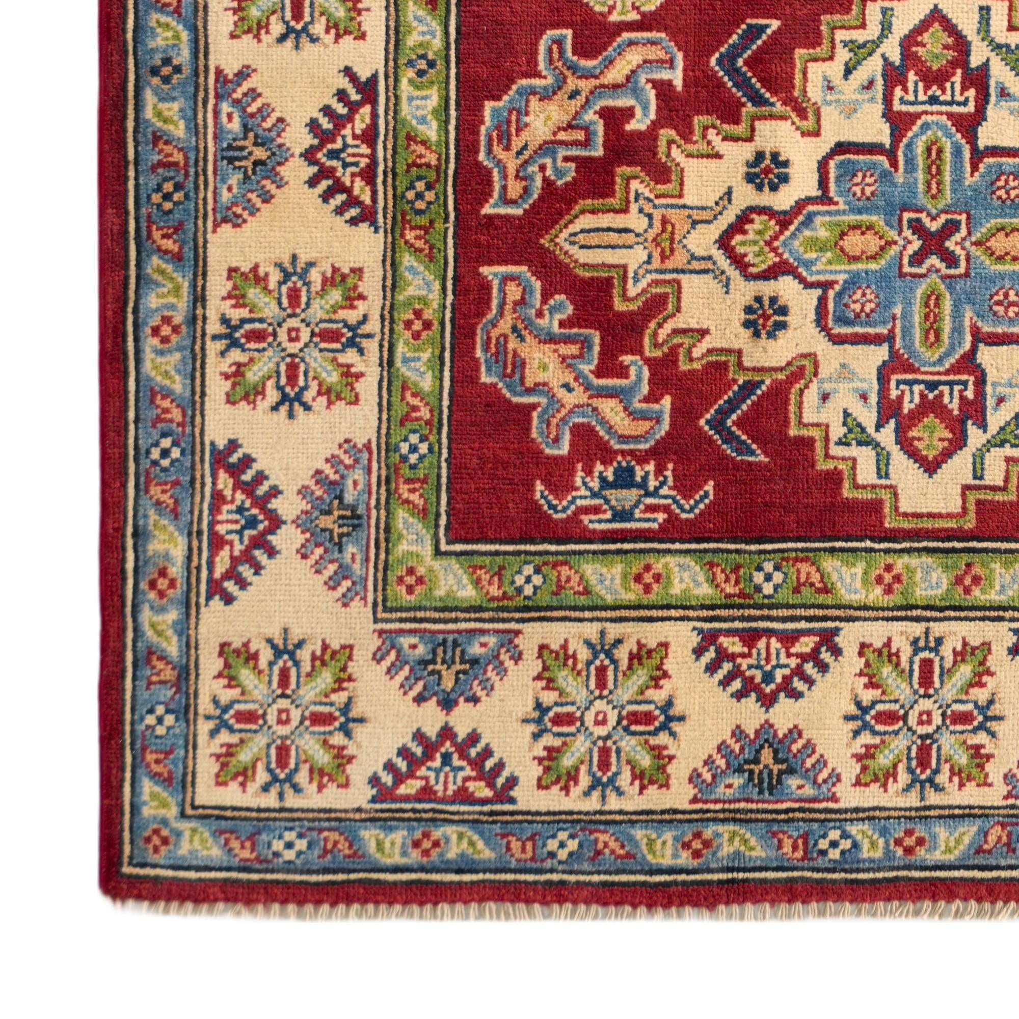 125cm x 200cm Hand Knotted Kazak Rug