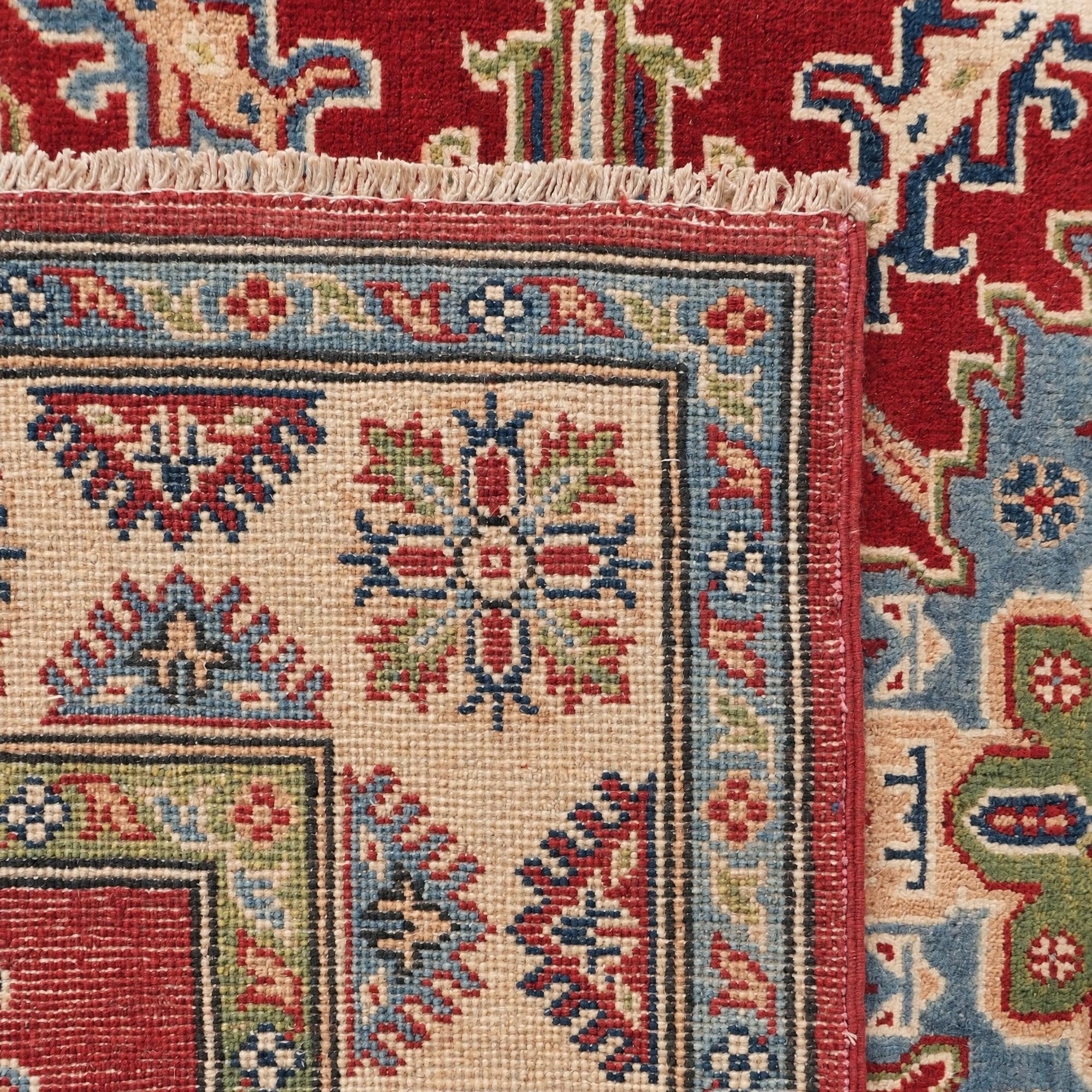 125cm x 200cm Hand Knotted Kazak Rug