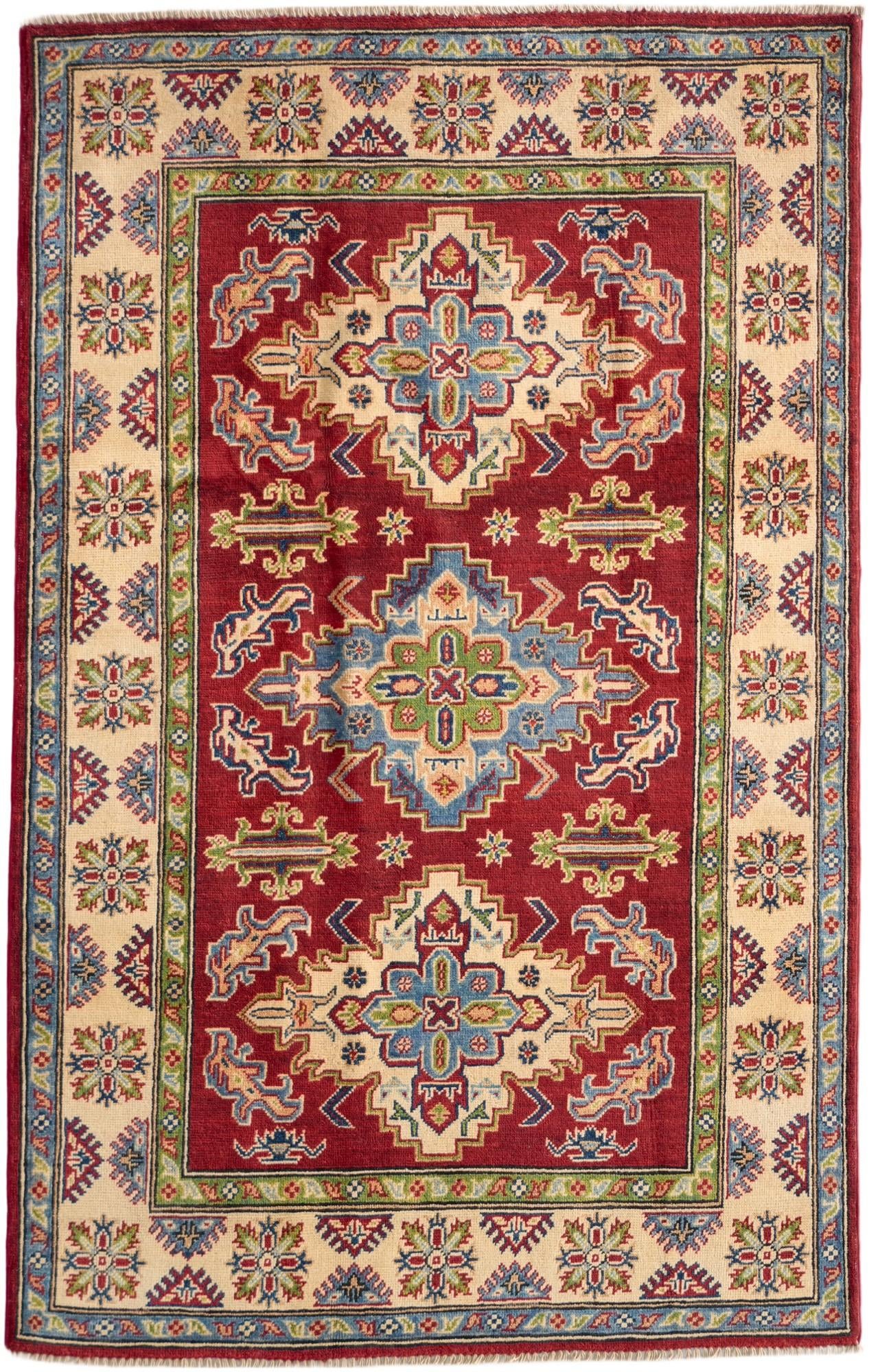 125cm x 200cm Hand Knotted Kazak Rug