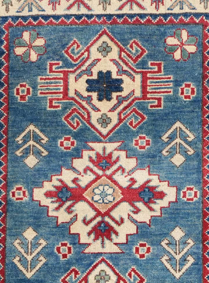 2' 9 x 4' 3 Hand Knotted Kazak Rug