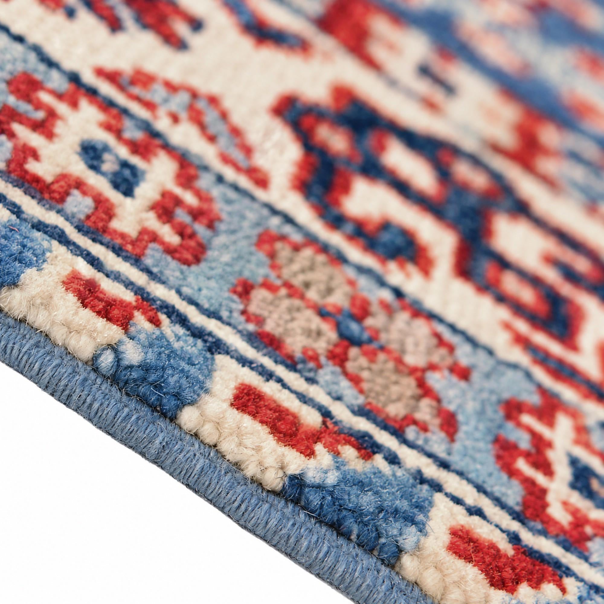 110cm x 150cm Hand Knotted Kazak Rug