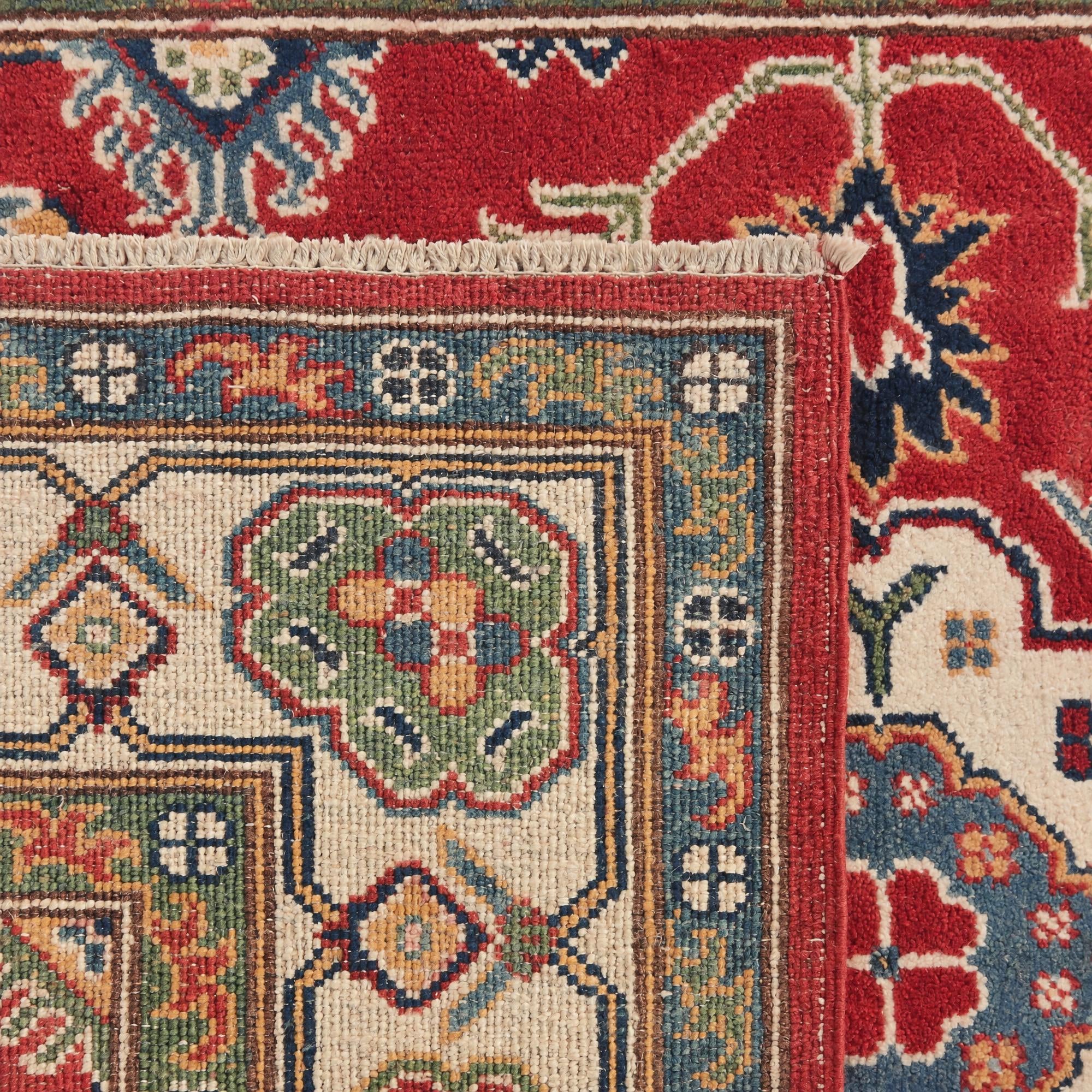 125cm x 185cm Handgeknüpft Kazak Teppich