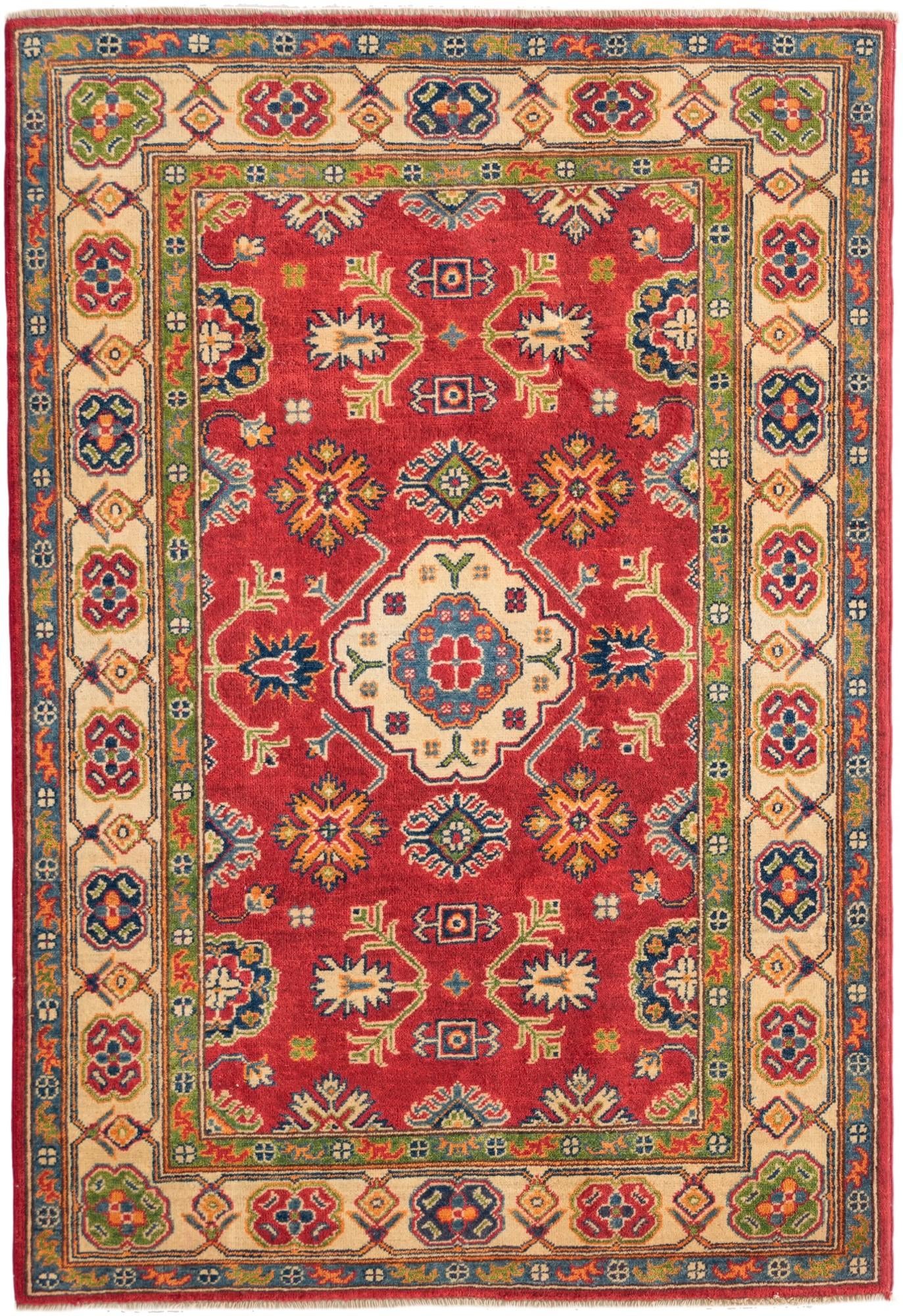 4' 2 x 6' Hand Knotted Kazak Rug
