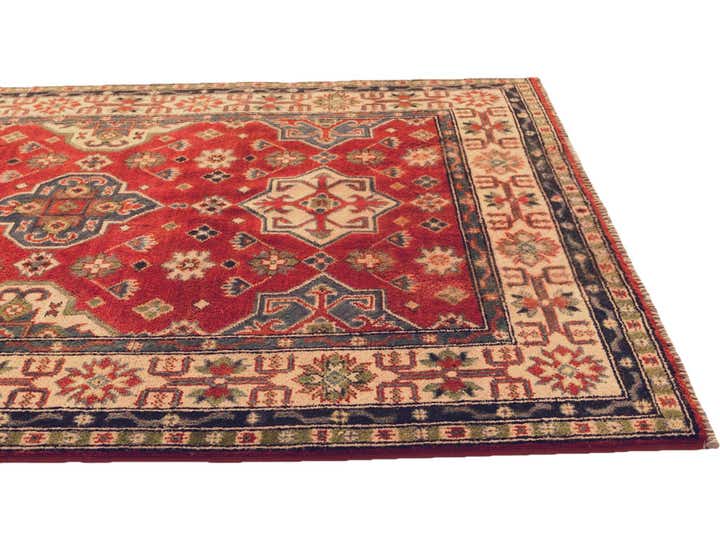 4' 2 x 6' 2 Hand Knotted Kazak Rug