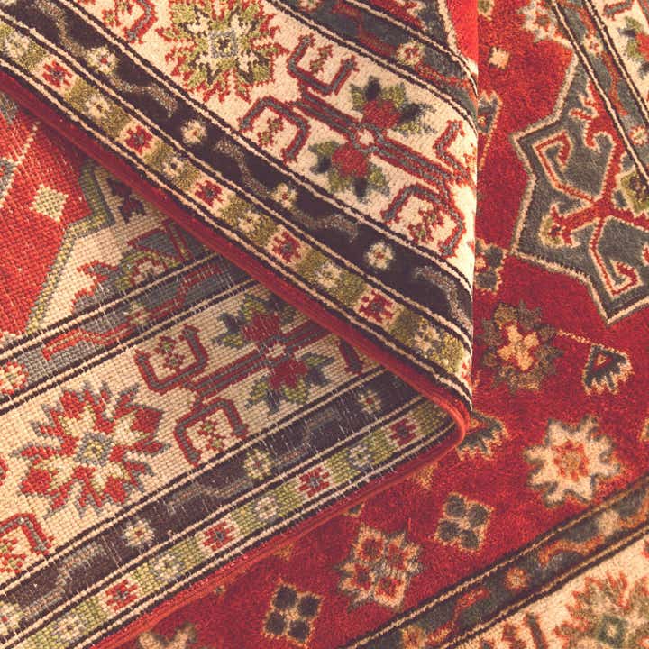 4' 2 x 6' 2 Hand Knotted Kazak Rug