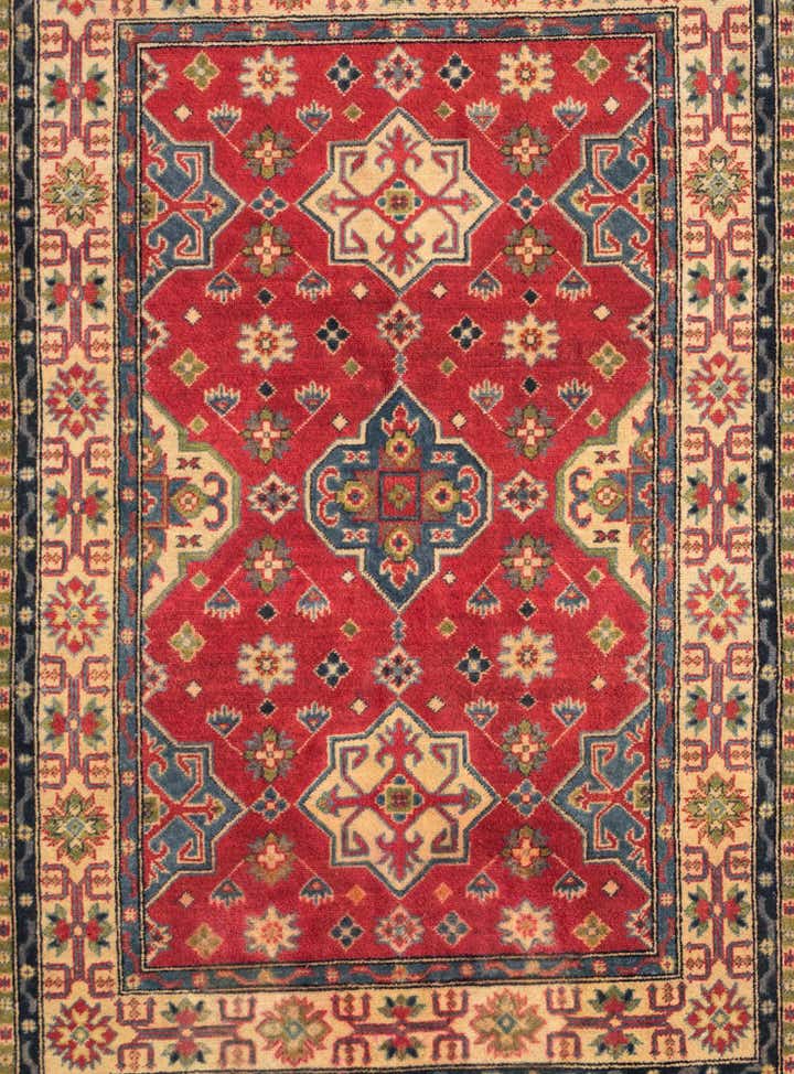 4' 2 x 6' 2 Hand Knotted Kazak Rug