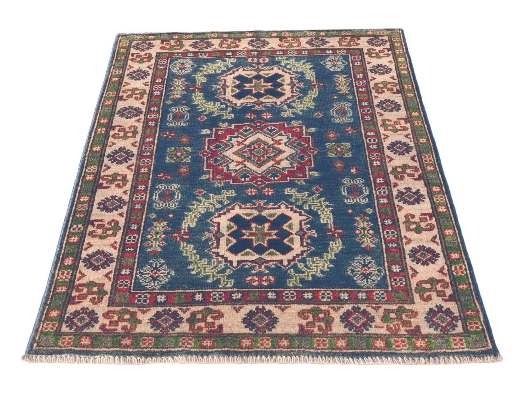 2' 8 x 3' 11 Hand Knotted Kazak Rug
